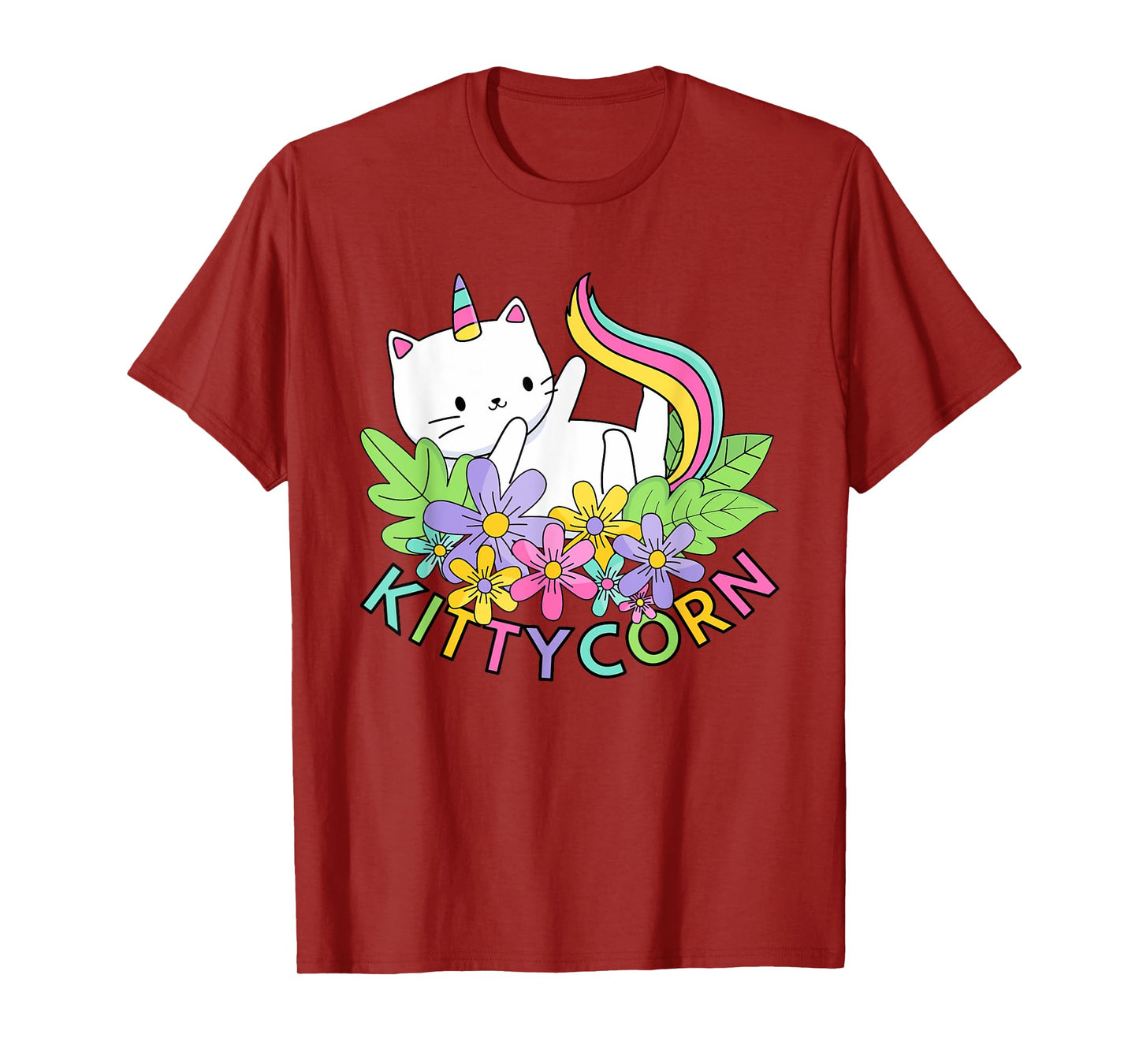 Rainbow Unicorn Cat Kittycorn T-Shirt