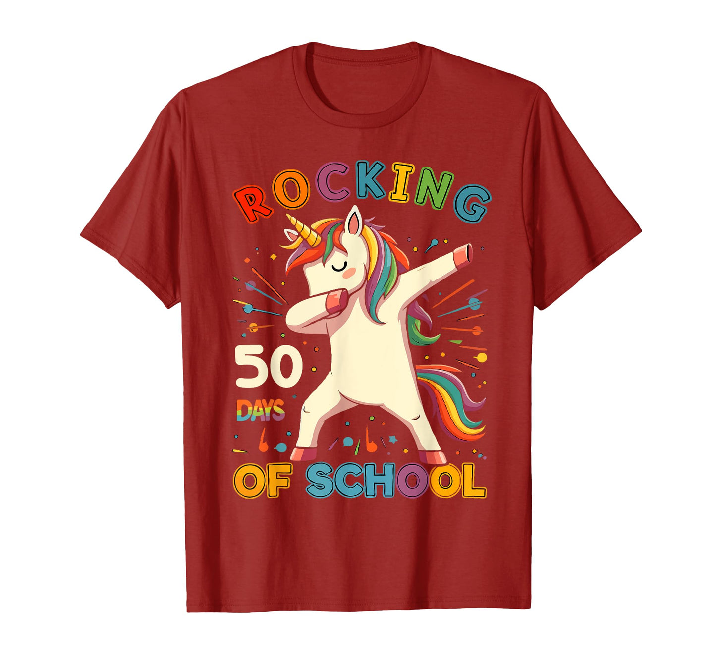 Rockin 50 Days of School 50th Day of School 50 Days Smarter T-Shirt