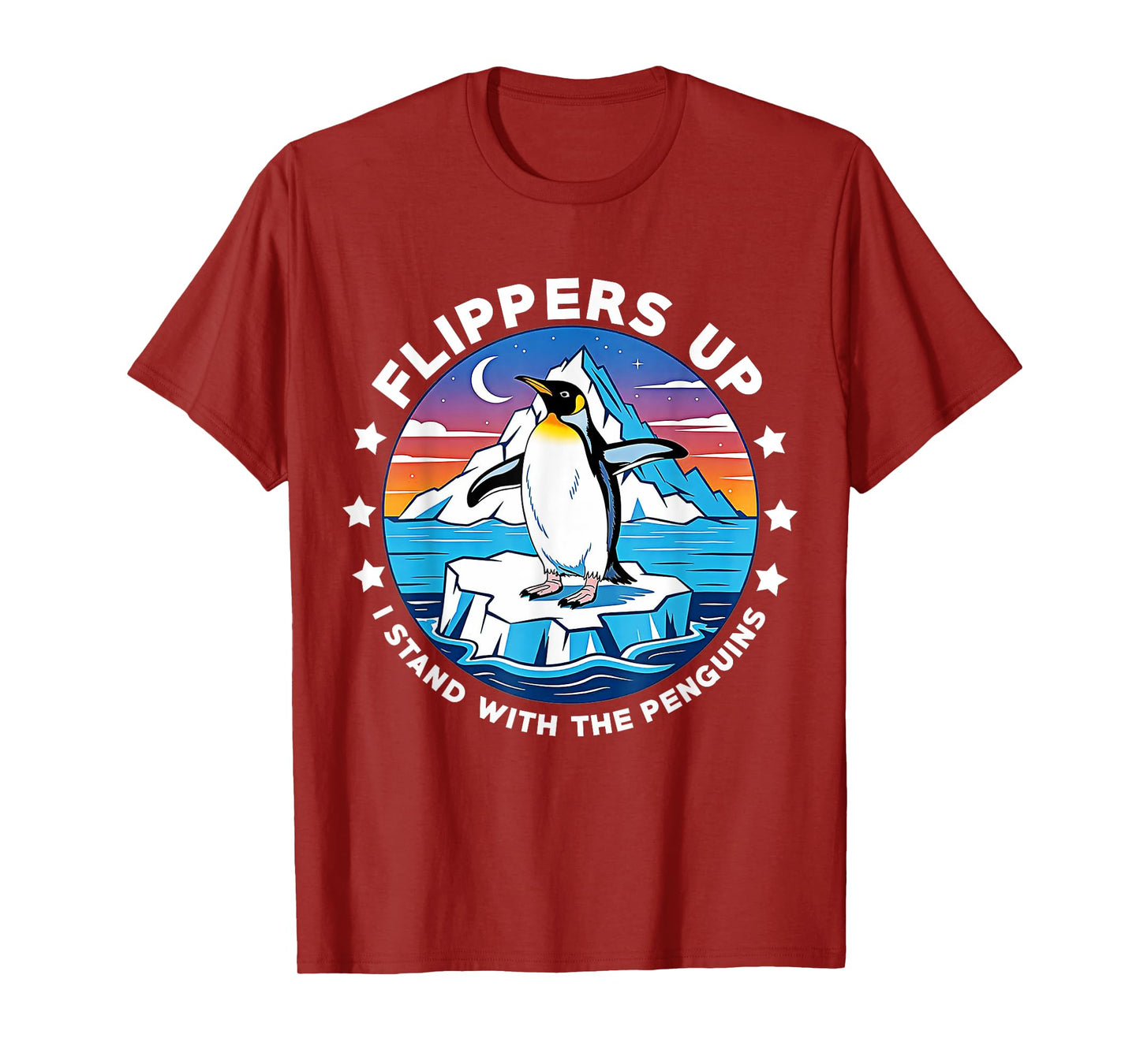 Flippers Up I Stand With The Penguins T-Shirt