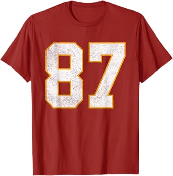 In My Number 87 Era Vintage Retro T-Shirt