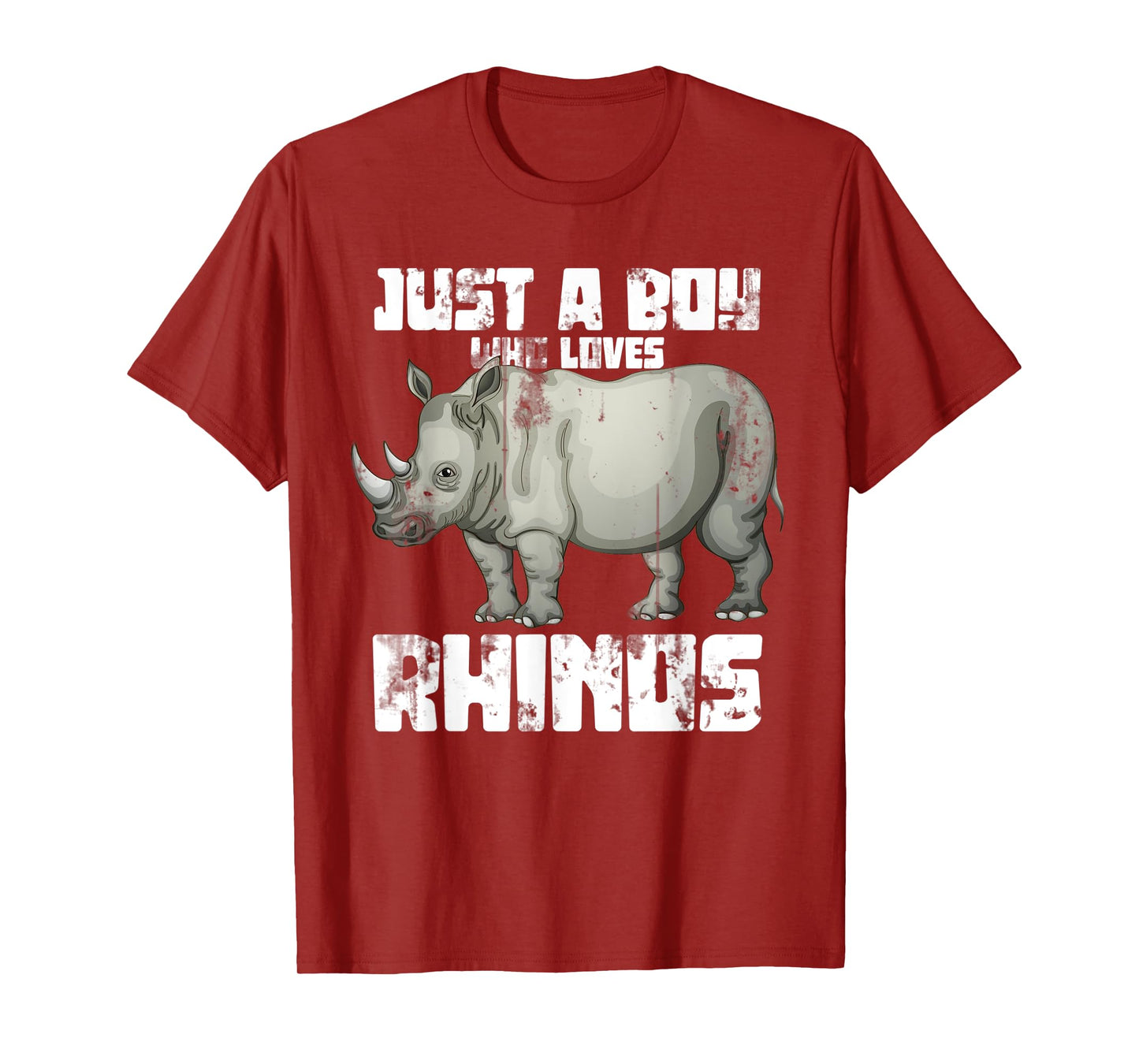 Just A Boy Who Loves Rhinos T-Shirt