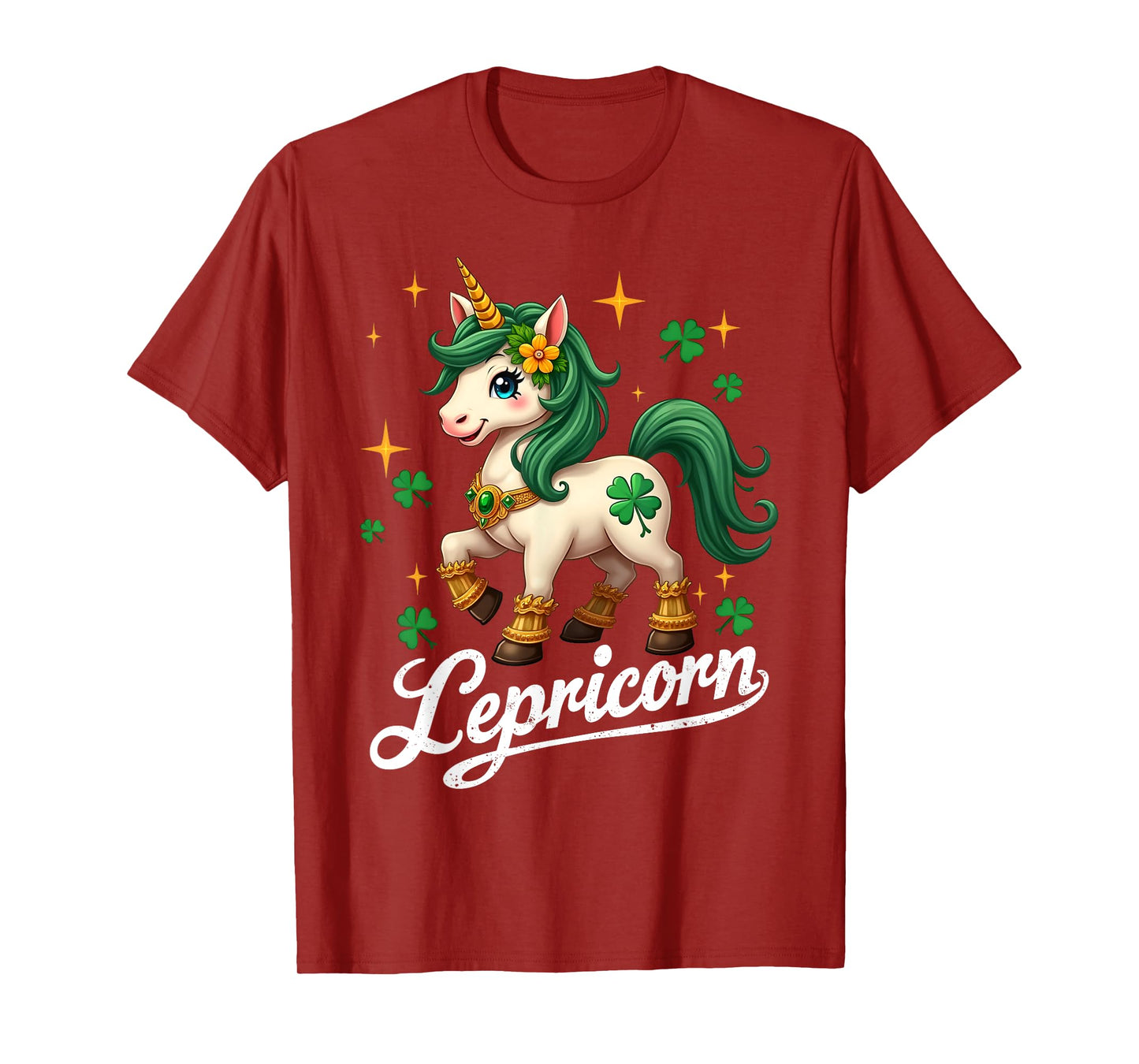 St Patricks Day Unicorn Cute Saint Pattys Girls Lepricorn T-Shirt