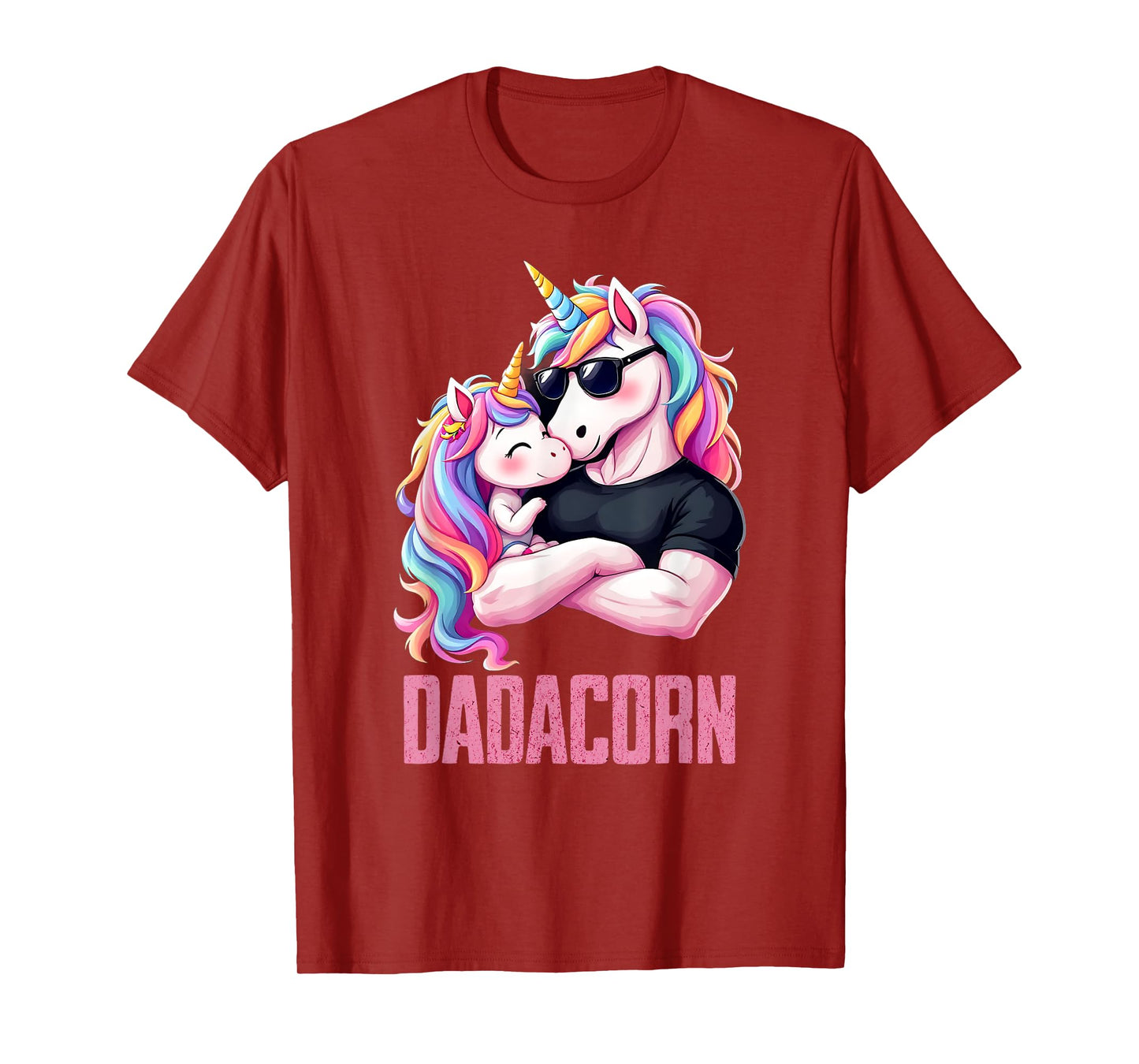 Dadacorn, Daddy Daughter Unicorn, Girldad T-Shirt