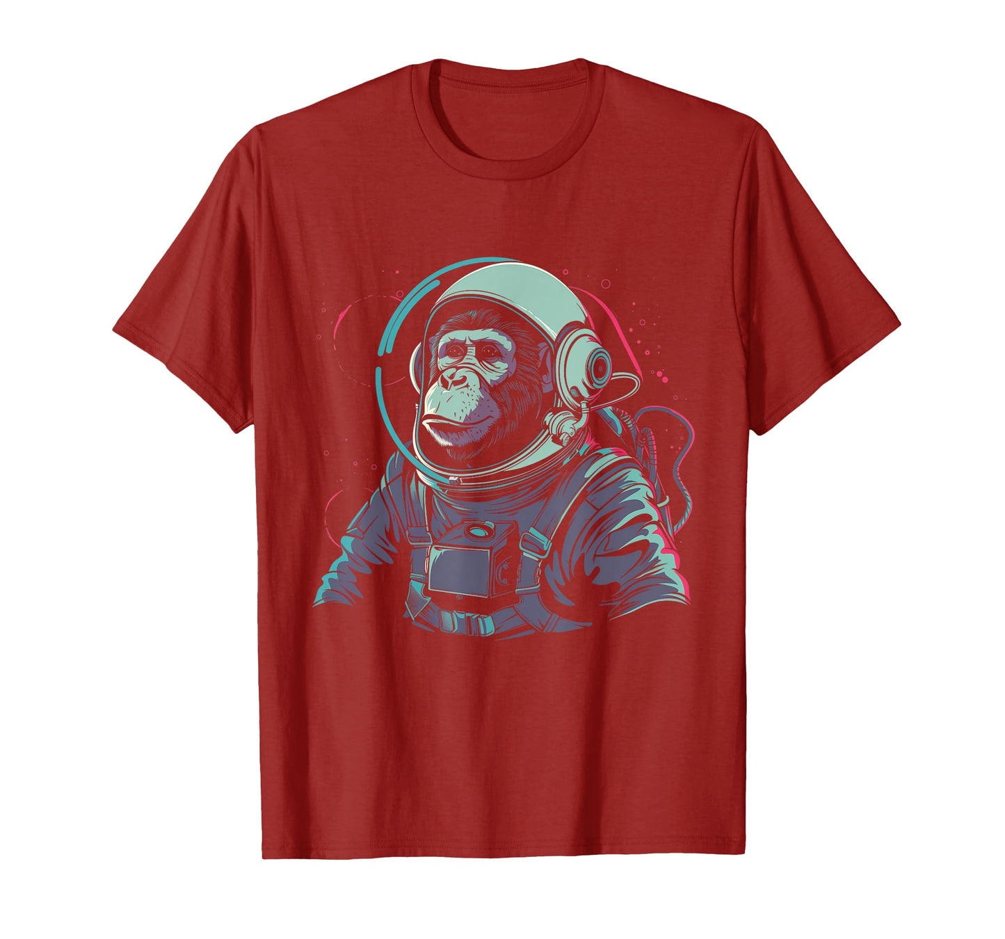 Astronaut Monkey Chimpanzee Chimpanzee Space Suit Funny T-Shirt