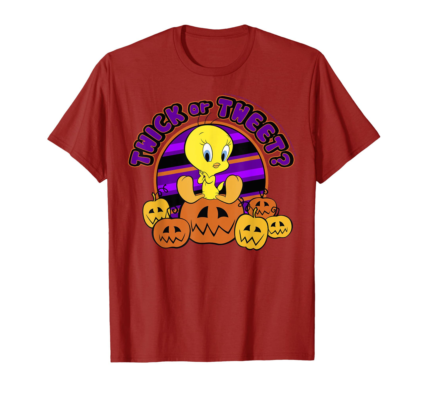 Looney Tunes Halloween Tweety Bird Twick Or Tweet T-Shirt