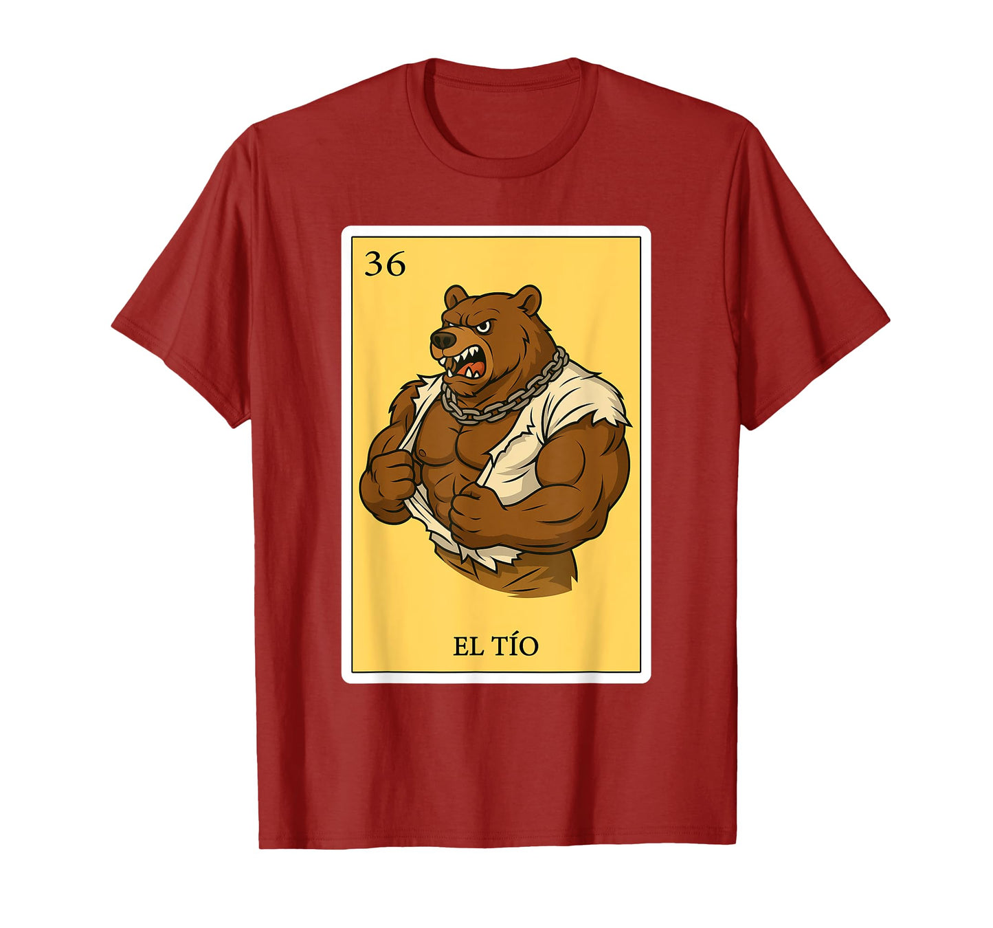 El Tio Grizzly | Spanish-Mexican Bingo Gifts for Tio T-Shirt