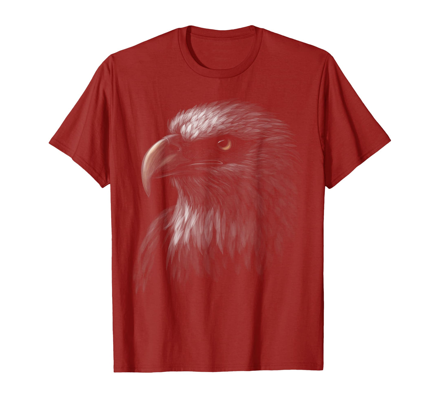 cute bald eagle head black art for lovers eagles birds T-Shirt