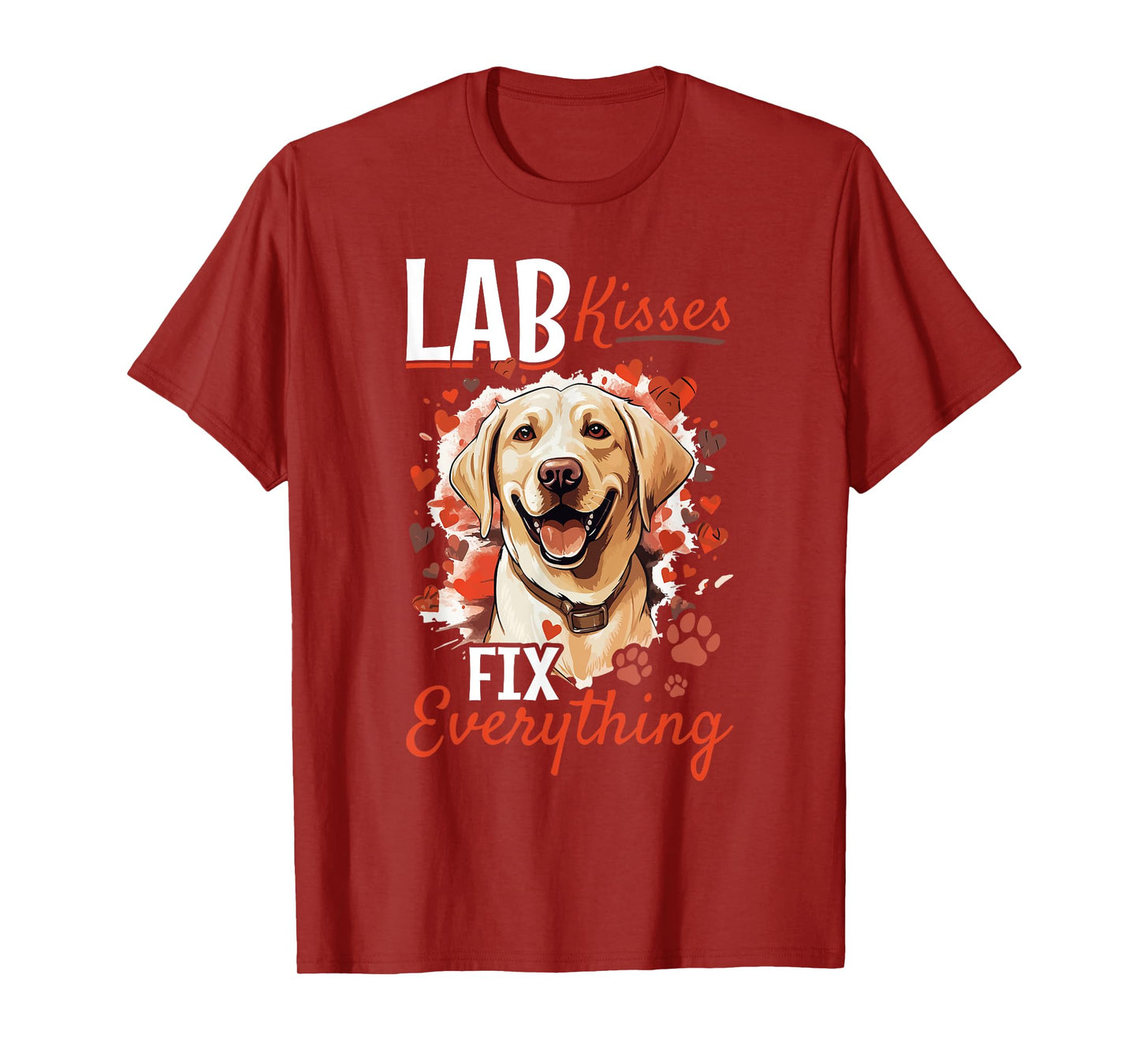 Labrador Dog Breed Pet - Lab kisses fix everything T-Shirt