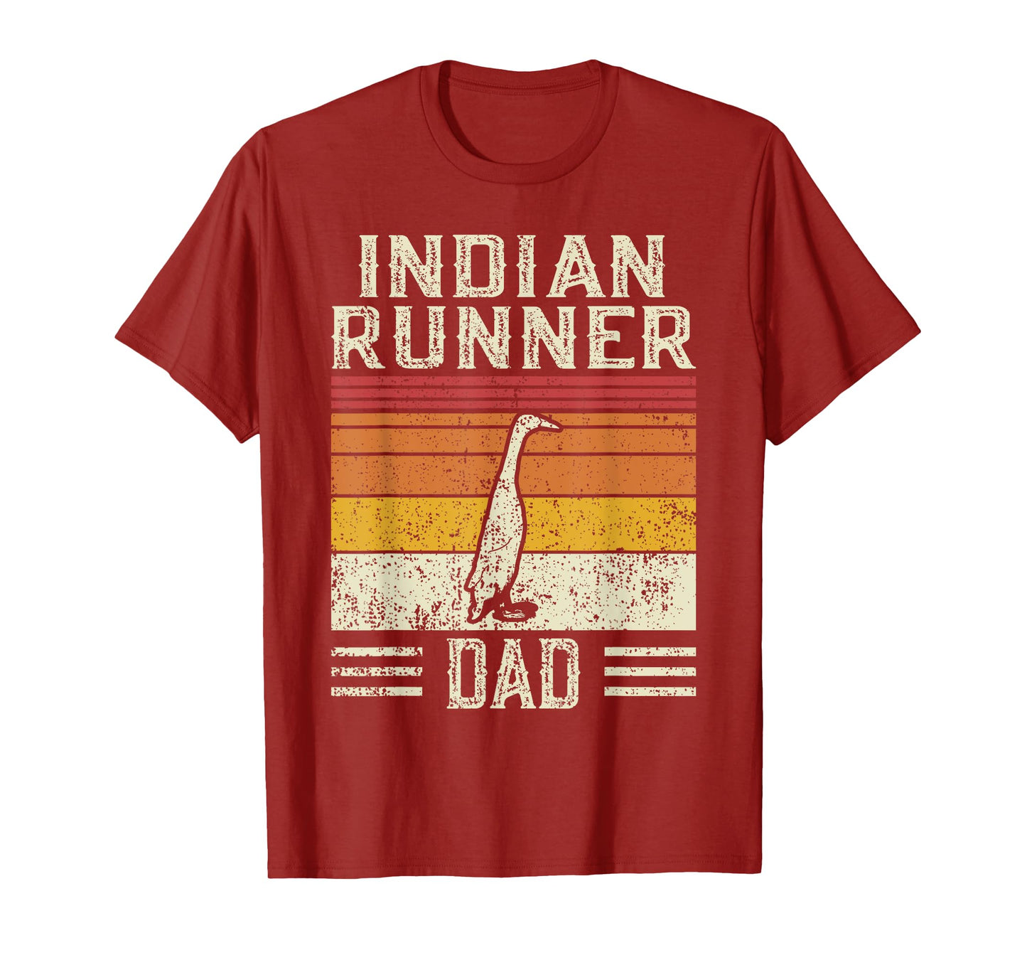 Best Duck Dad Men - Vintage Indian Runner T-Shirt
