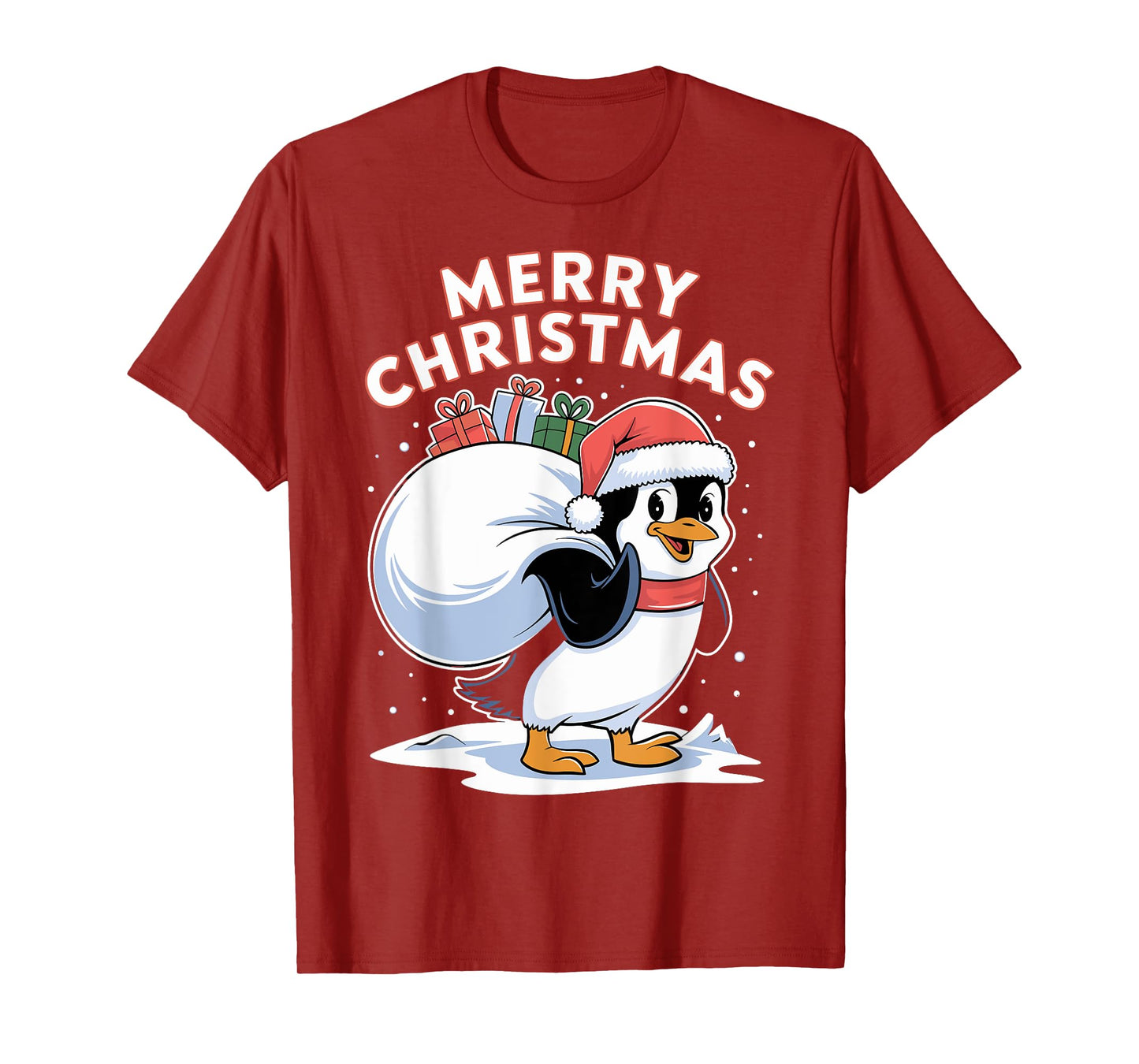 Merry Christmas Emperor Penguin T-Shirt