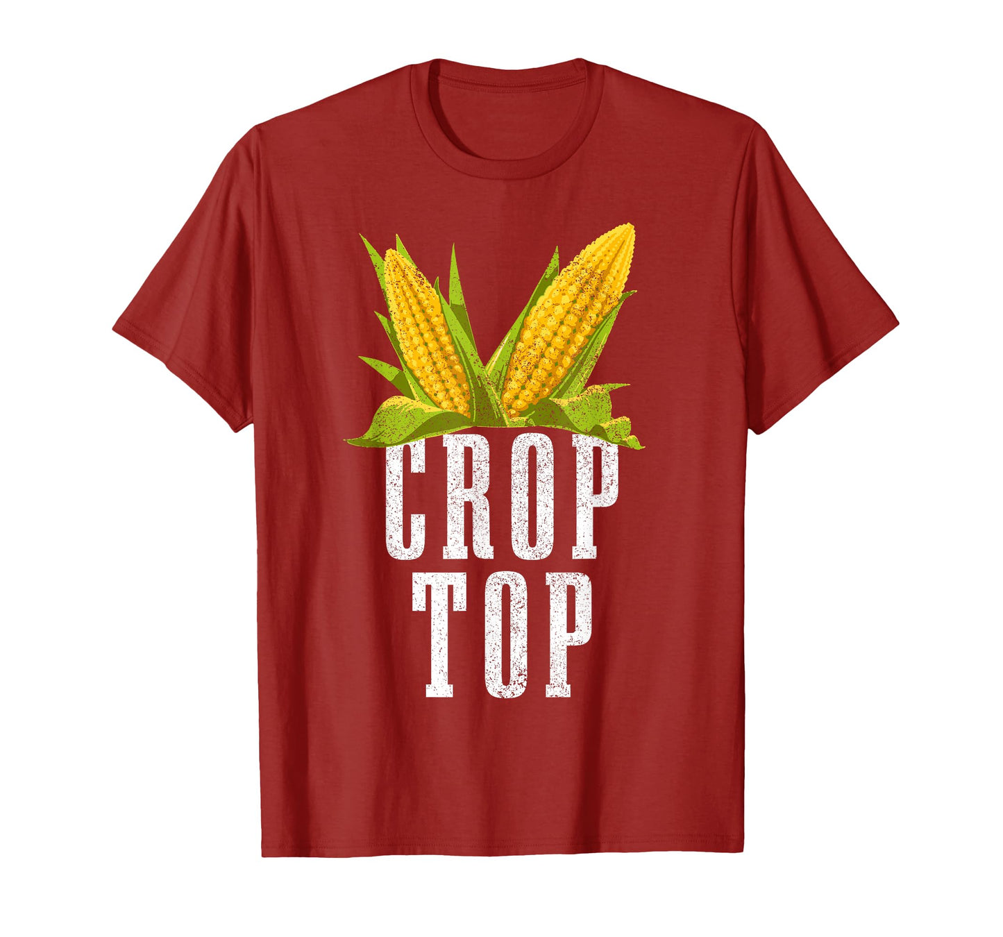 Crop Top Funny Farming Crops Farm Corn Farmer T-Shirt