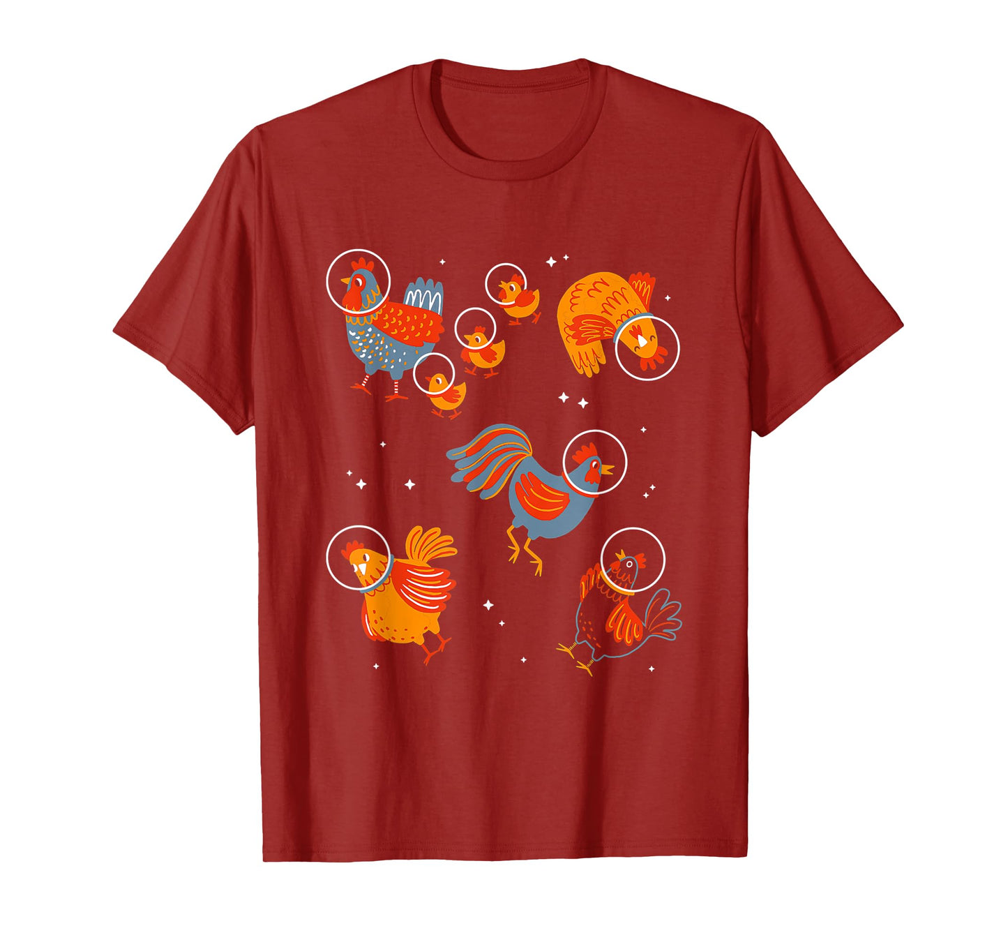 Funny Chickens In Space T-Shirt