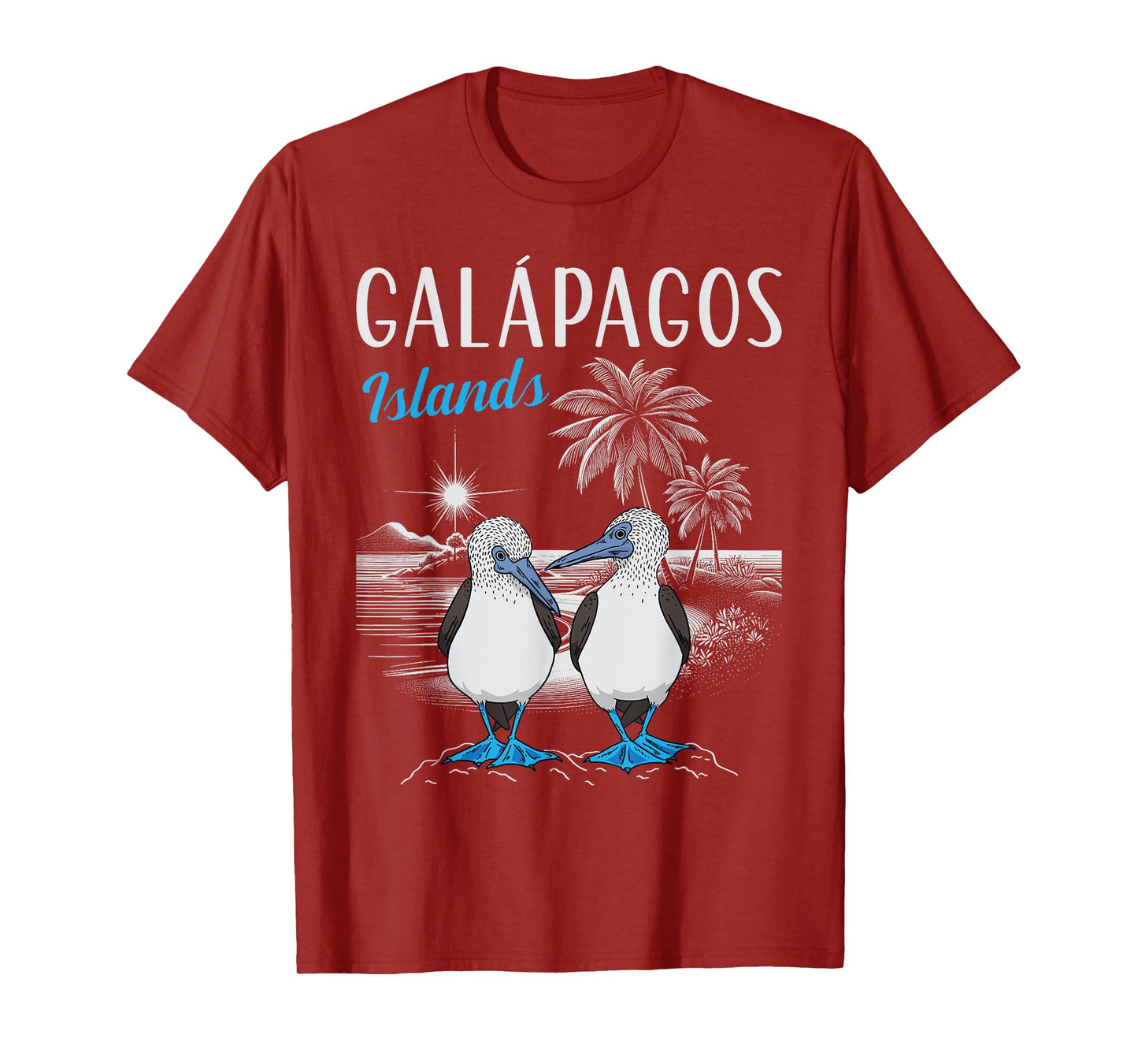 Blue Footed Booby Bird Galapagos Islands T-Shirt