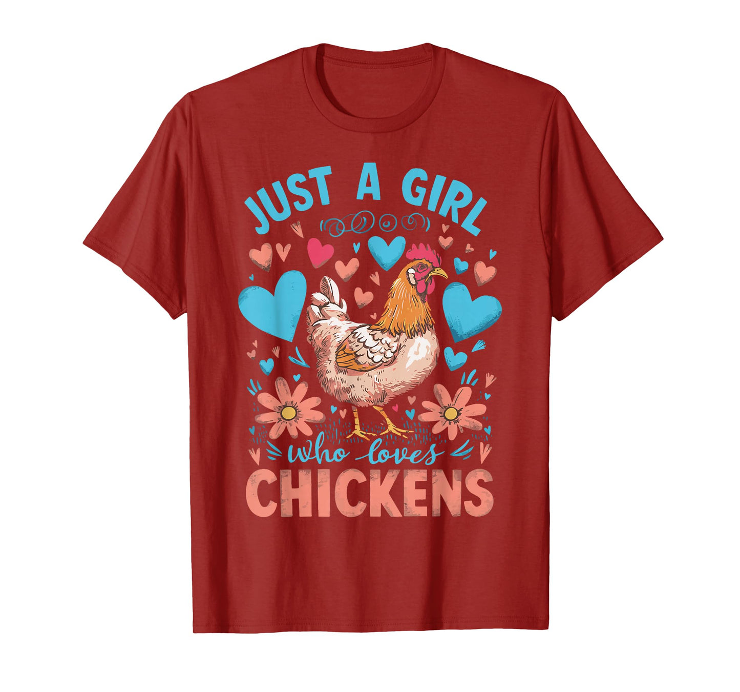Just A Girl Who Loves Chickens T-Shirt