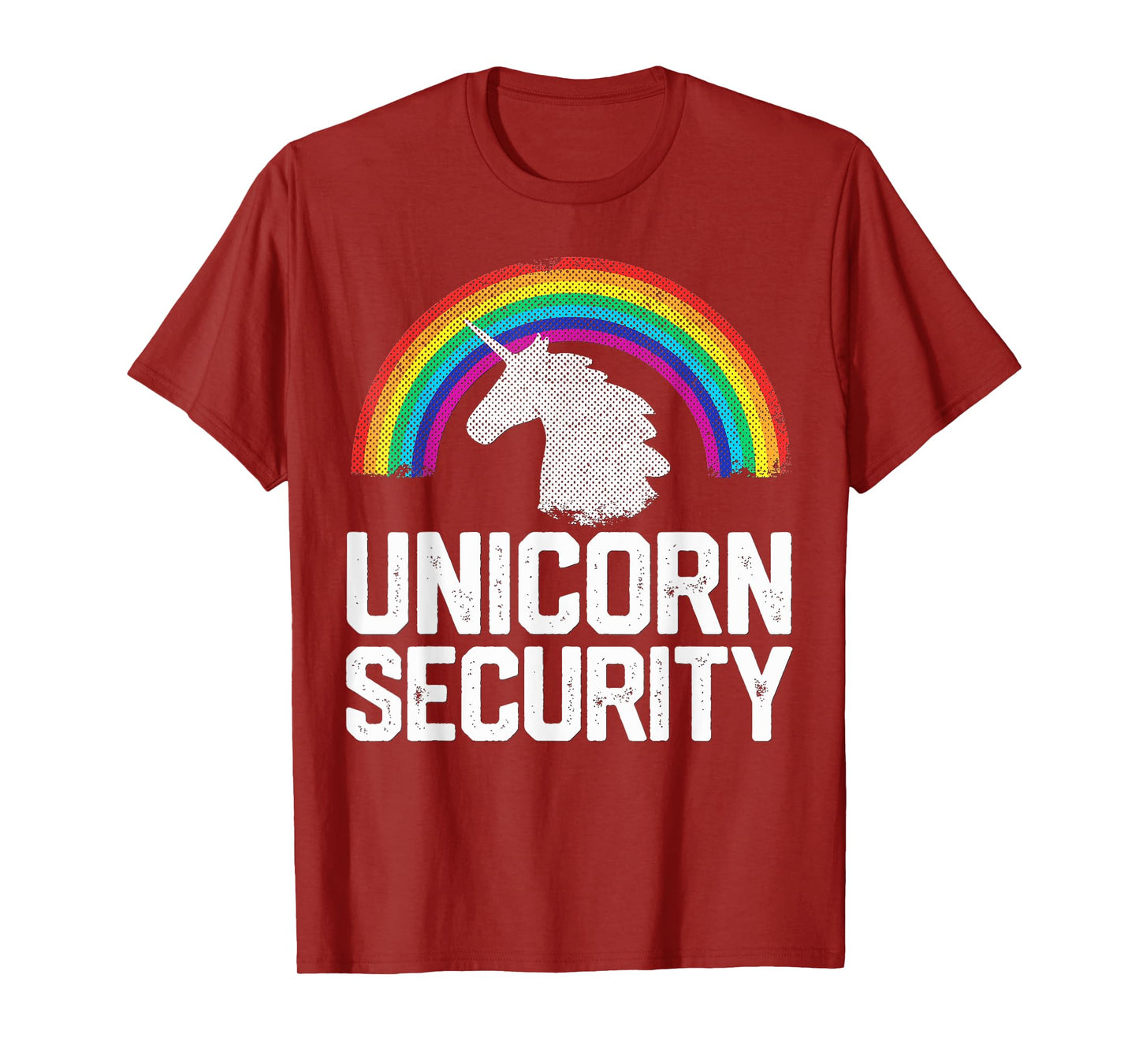 UNICORN SECURITY Funny Rainbow Cute Halloween Costume Gift T-Shirt