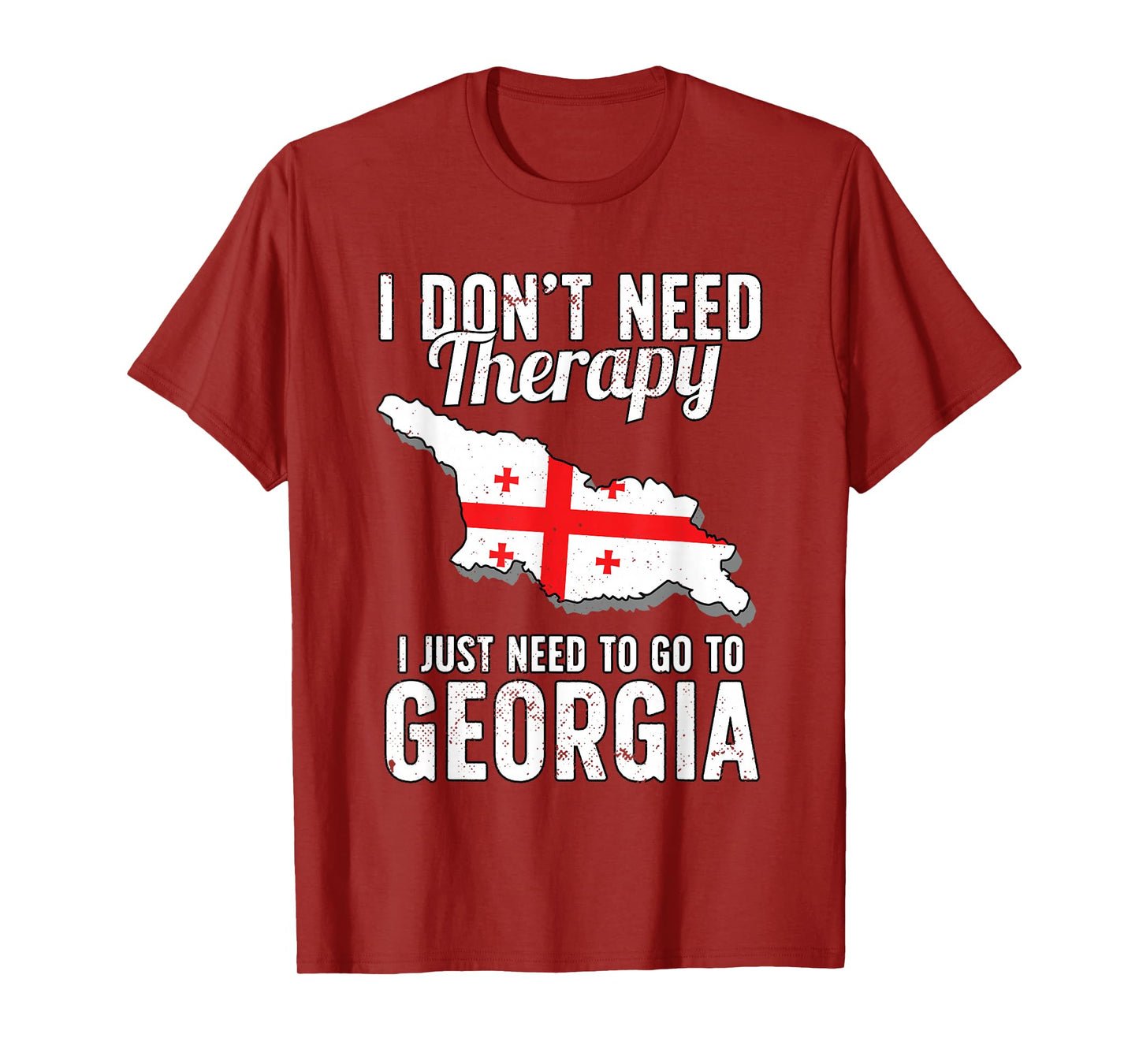 Georgian Flag I Georgia Flag I Vacation Georgia T-Shirt