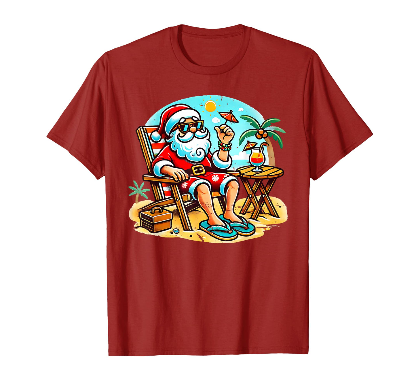 Xmas In July Santa Summer Christmas In June Beach Boys Girls T-Shirt