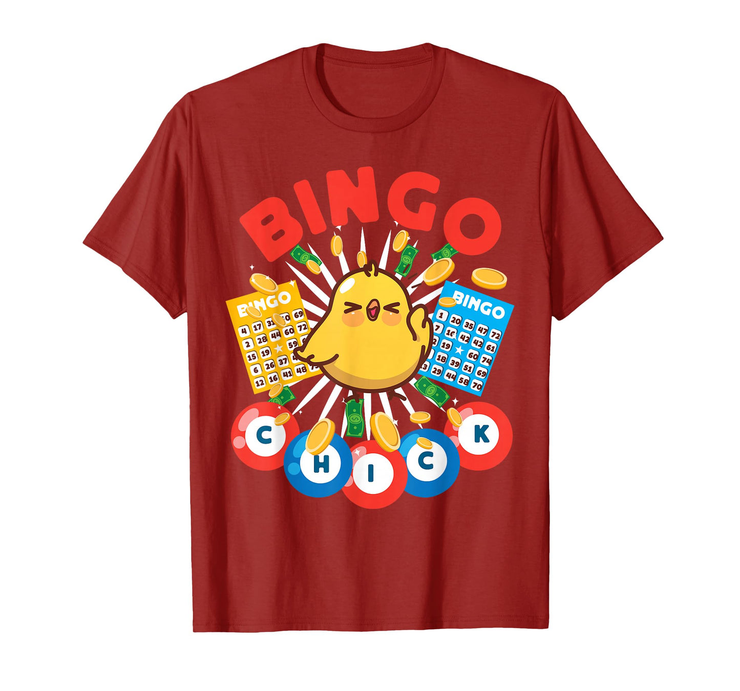 Bingo Player Chicken Girl Bingo Chick T-Shirt