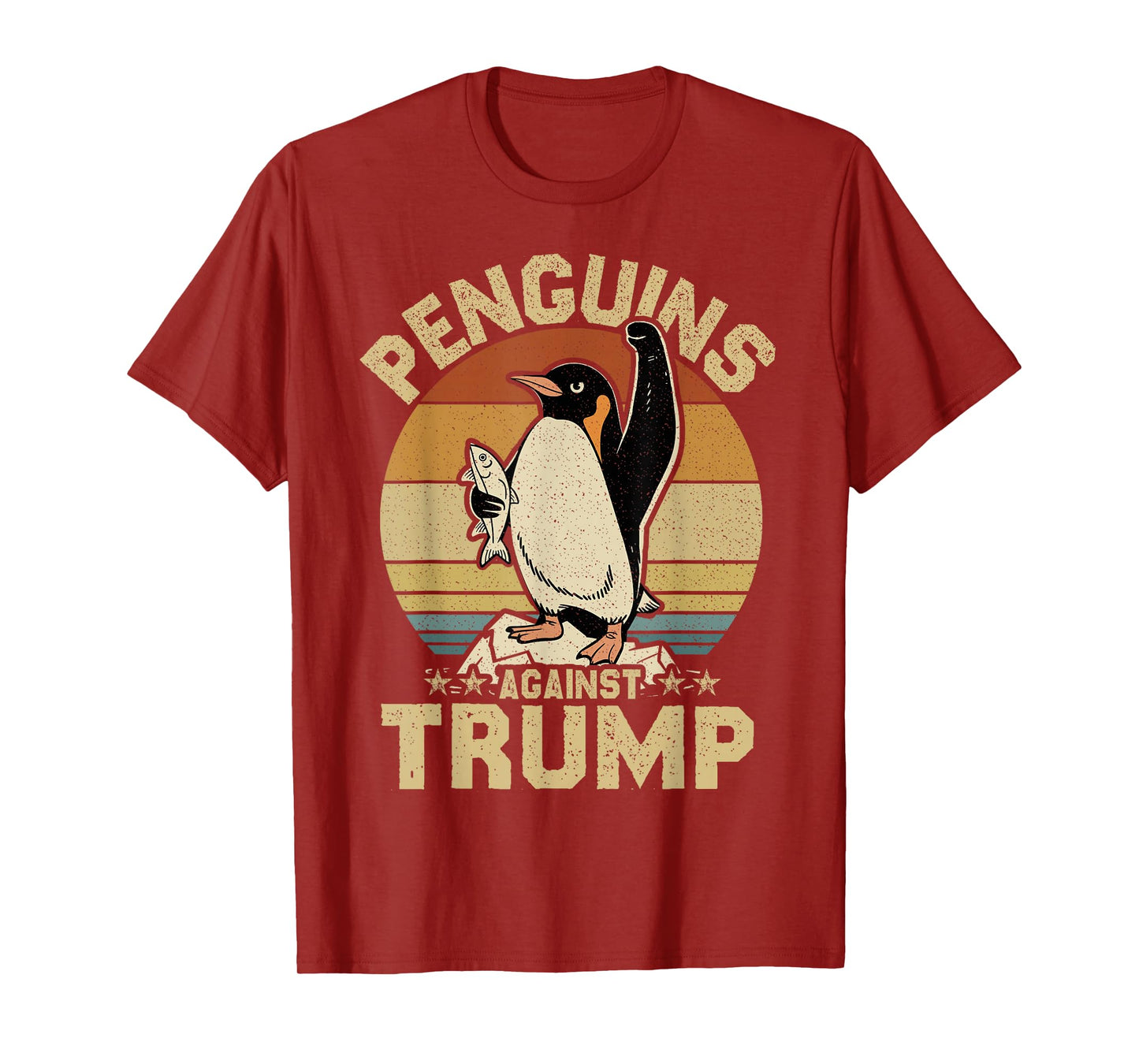 Penguin Flippers Up Resist Funny Penguins Against Trump T-Shirt