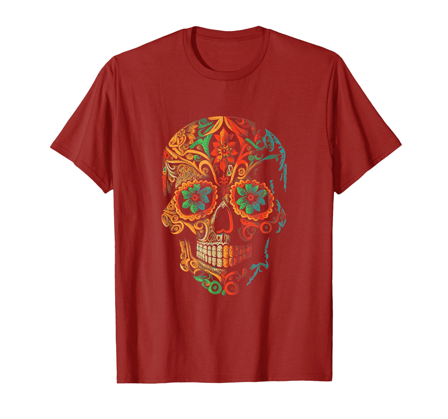 Sugar Skull Beautiful Artistic T-Shirt