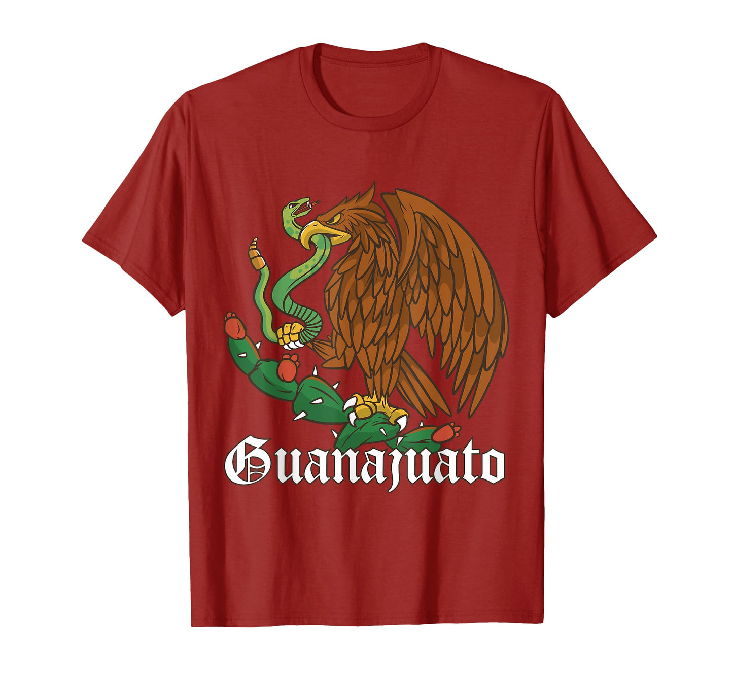 Guanajuato Mexico with Mexican Eagle, Guanajuato T-Shirt
