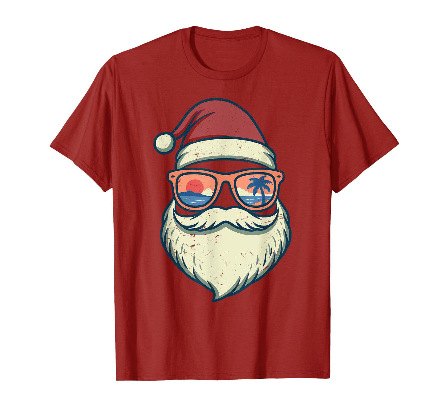 Santa Christmas In July Summer Hawaiian Christmas T-Shirt