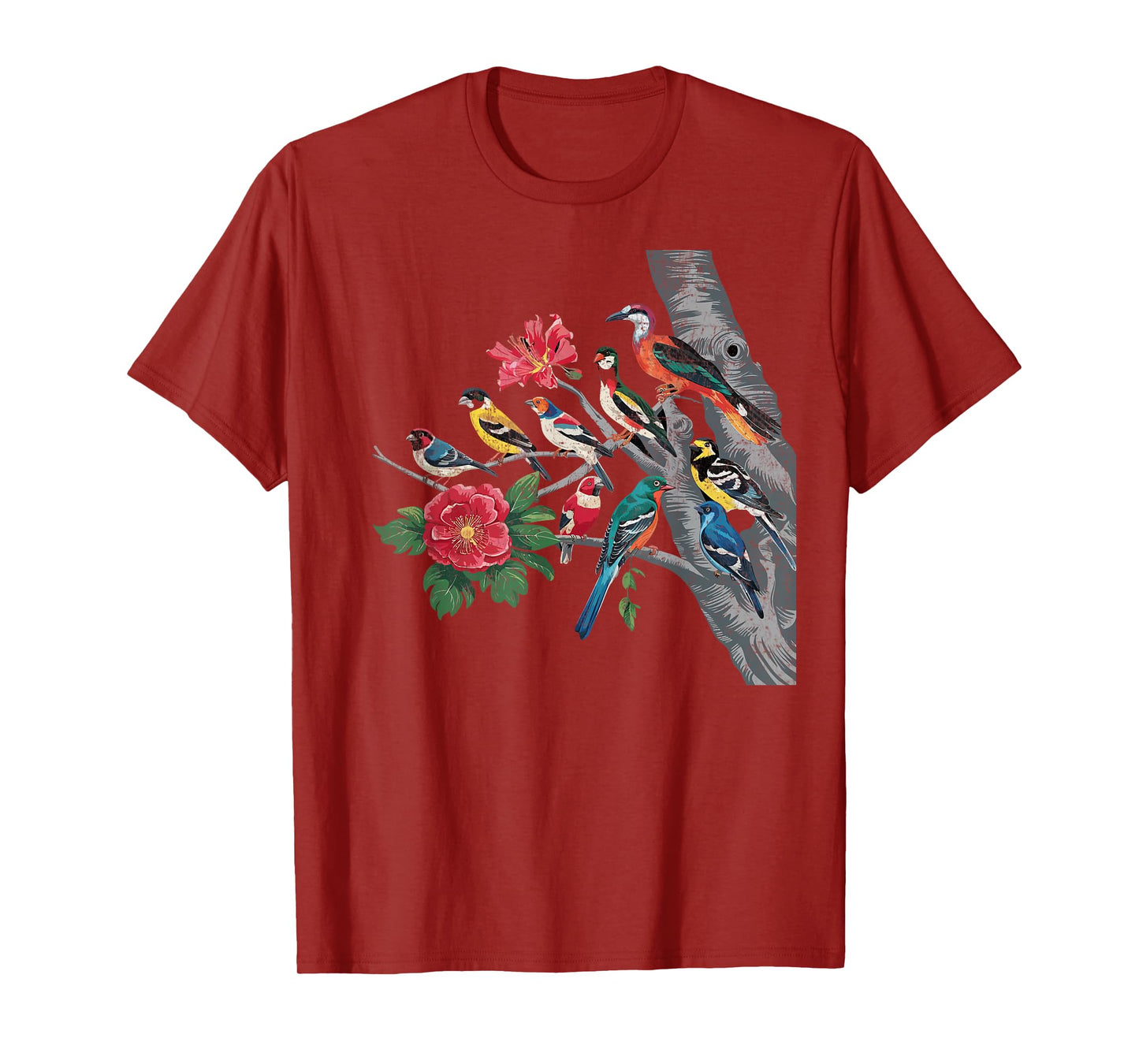 Birds on a Branch Birding Bird Watching Birder Bird Watcher T-Shirt