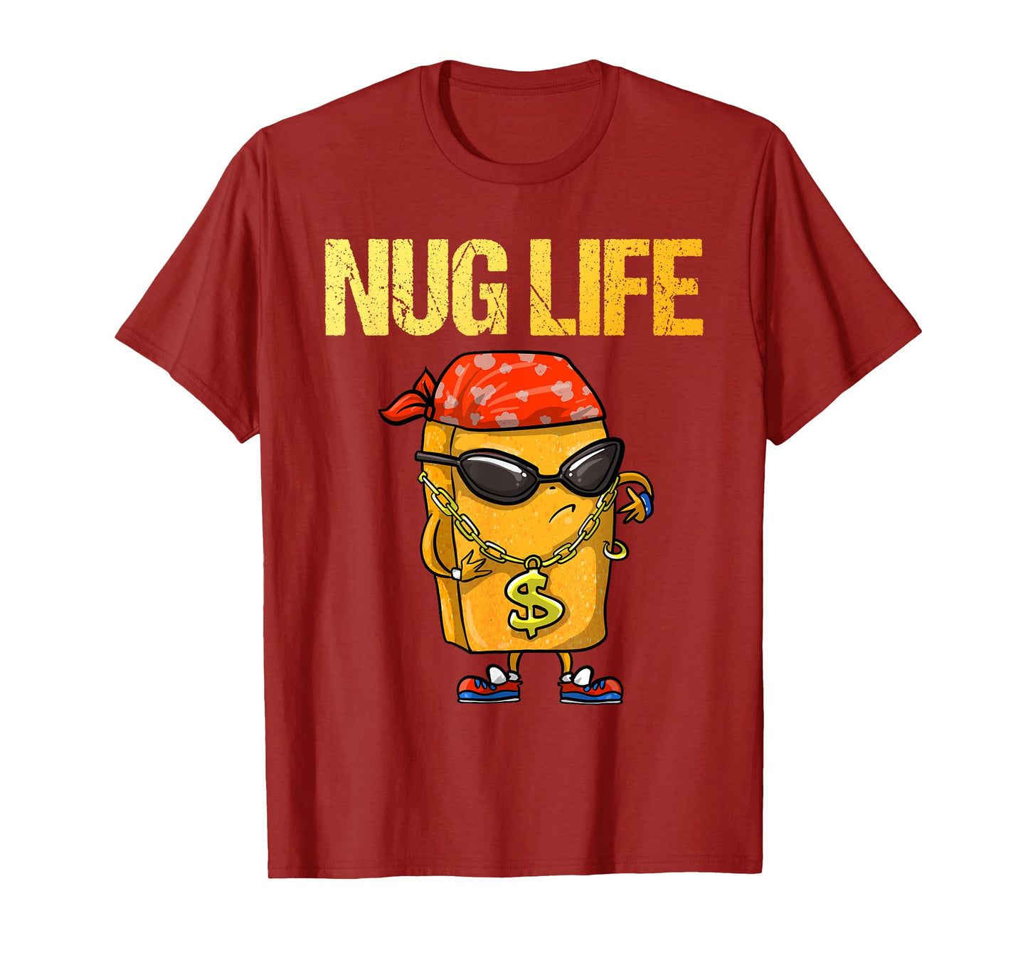 Cool Chicken Nugget Art For Boys Kids Chicken Nugget Lover T-Shirt