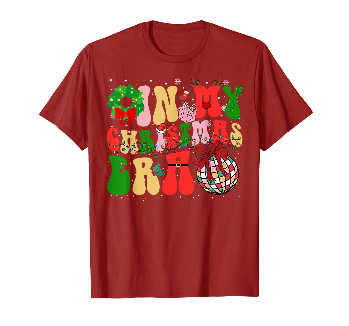 Family Matching in My Christmas Era Xmas 2025 Men Women Kid T-Shirt