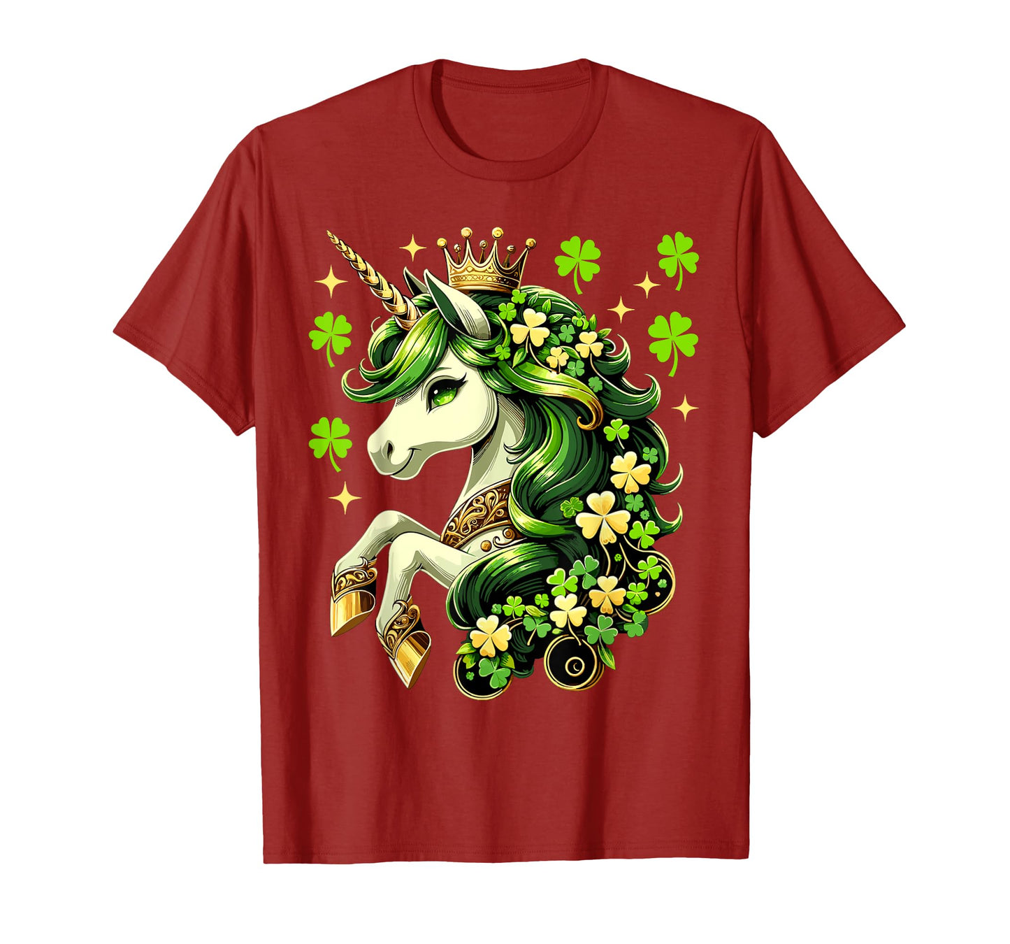 St Patrick Day Unicorn Girls Toddler Lepricorn Unicorn T-Shirt