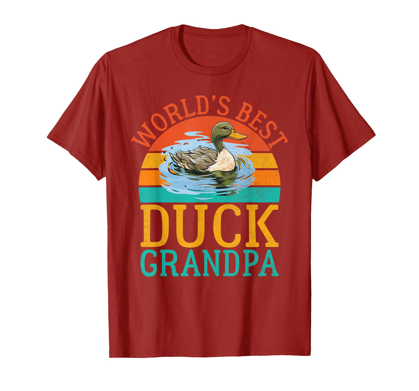 Worlds best Duck Grandpa Duck T-Shirt