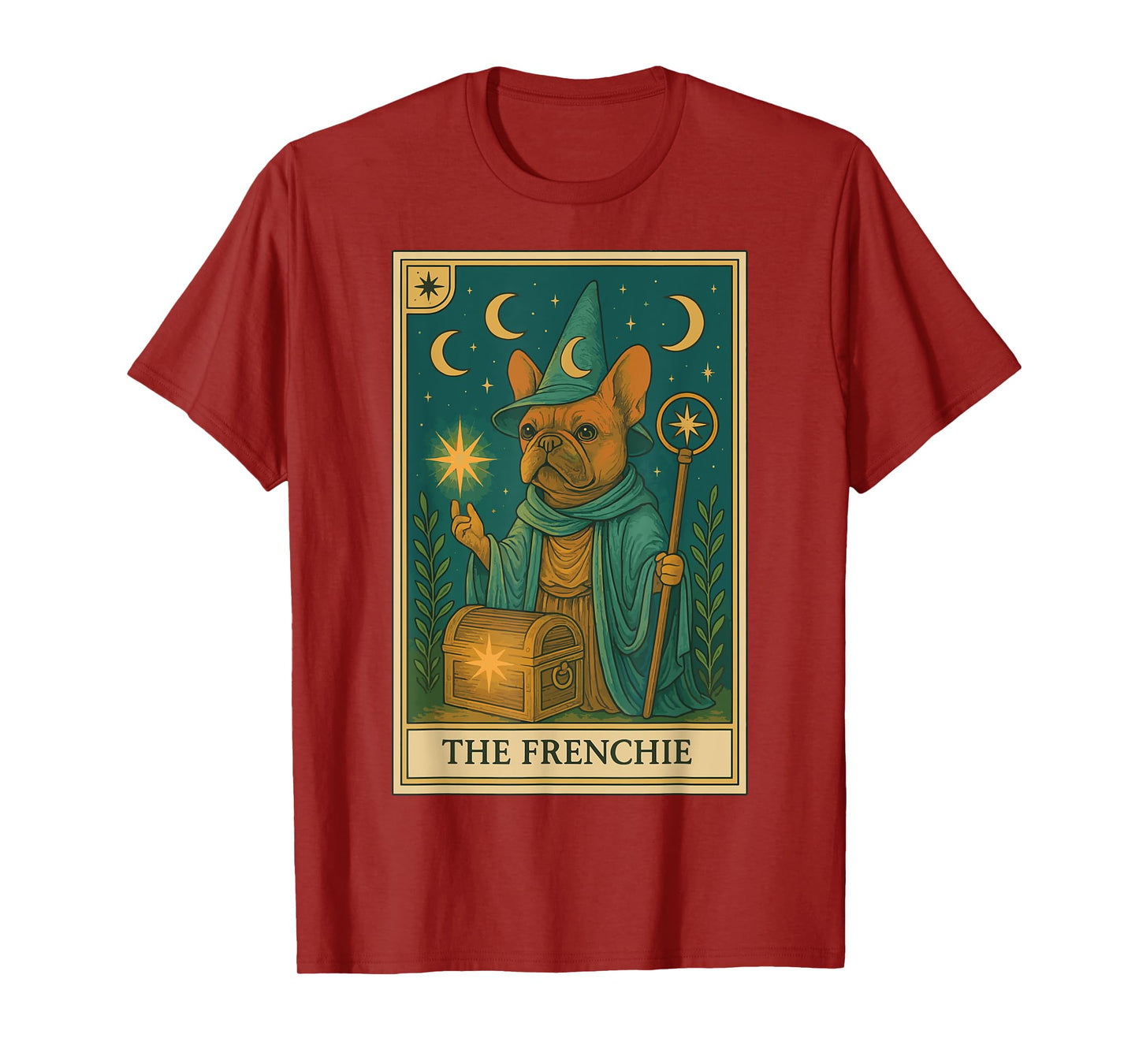 The Frenchie Tarot Card T-Shirt