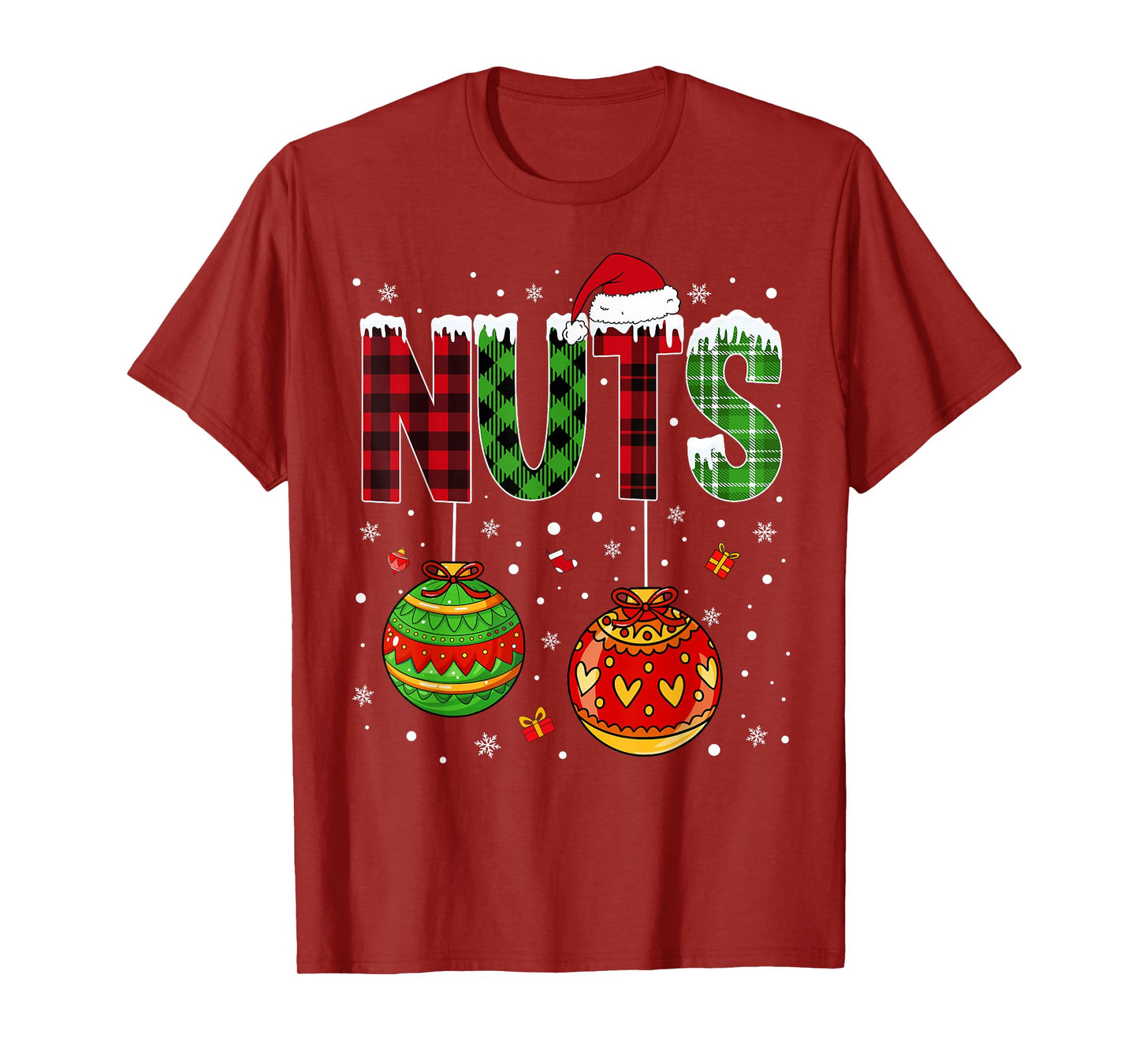 Chestnuts Matching Family Funny Chest Nuts Christmas Couples T-Shirt