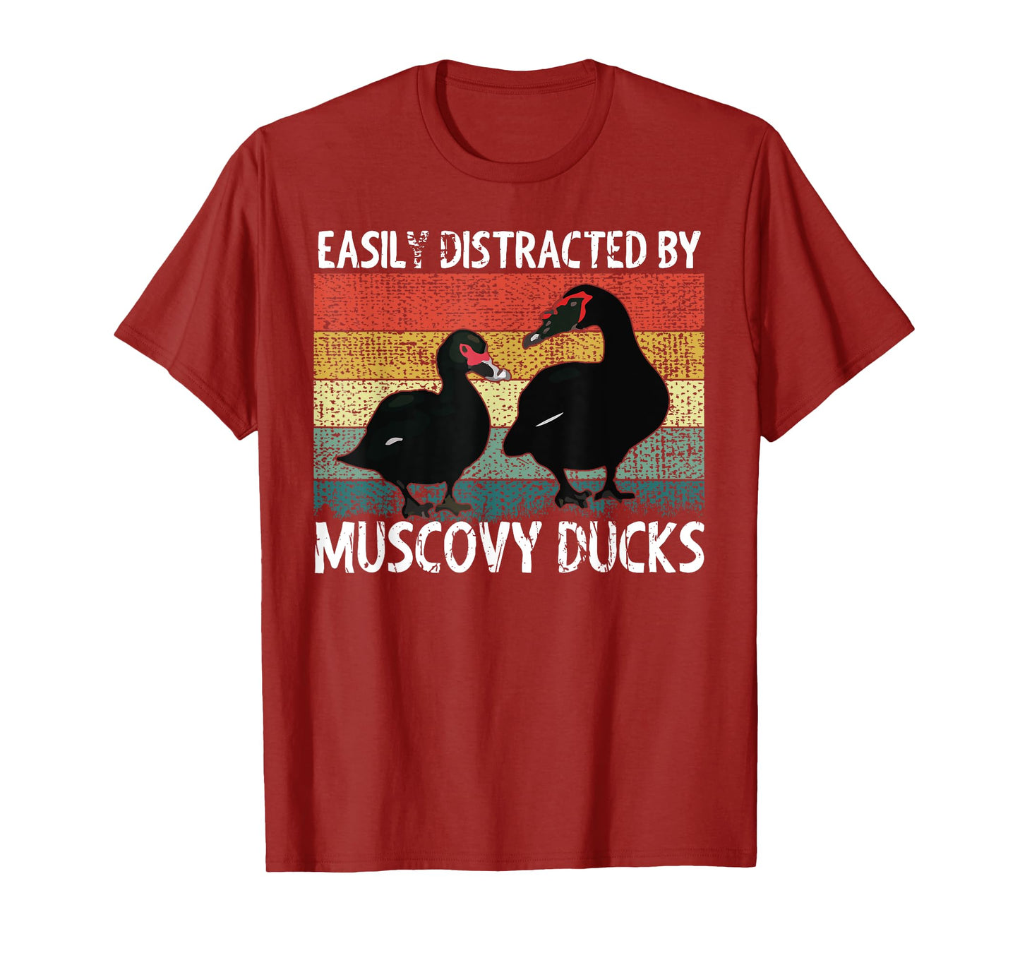 Funny Muscovy Duck Lover Easily Distracted By Muscovy Ducks T-Shirt