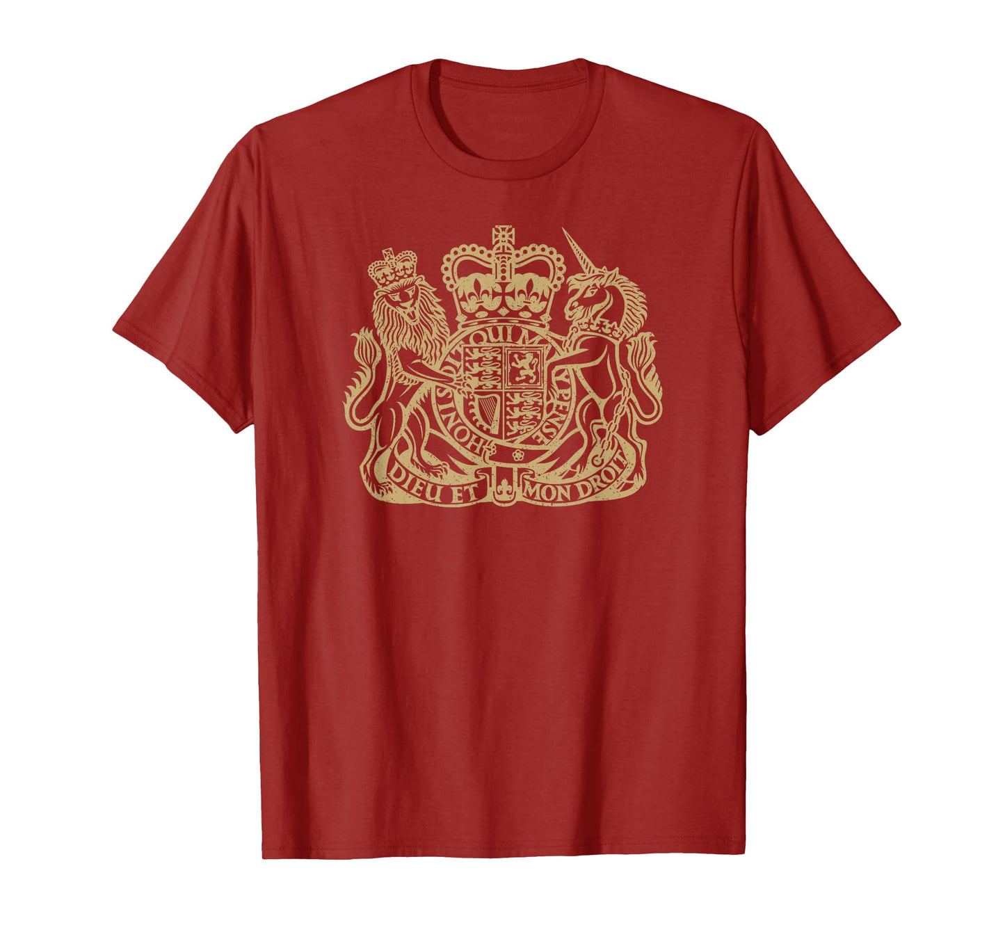 UNITED KINGDOM UK COAT OF ARMS LION AND UNICORN SYMBOL T-Shirt