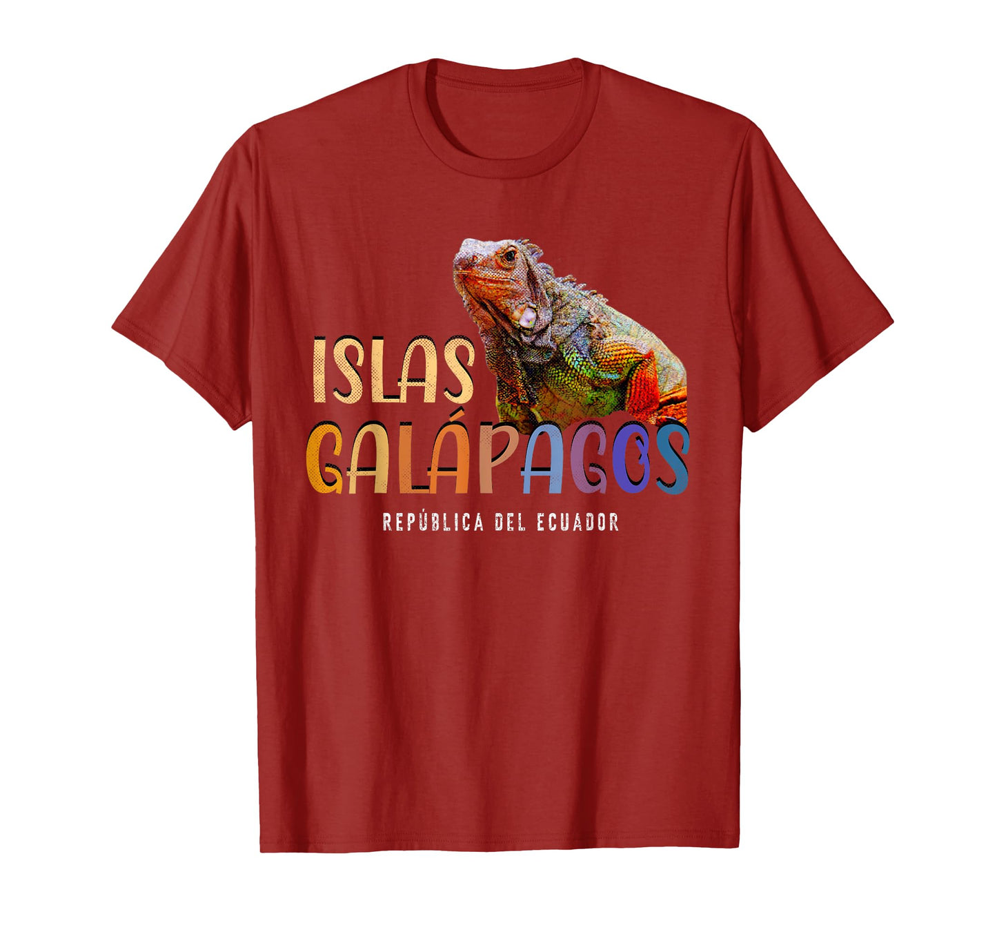 Vintage Galapagos Islands Ecuador Iguana Islas Galapagos T-Shirt