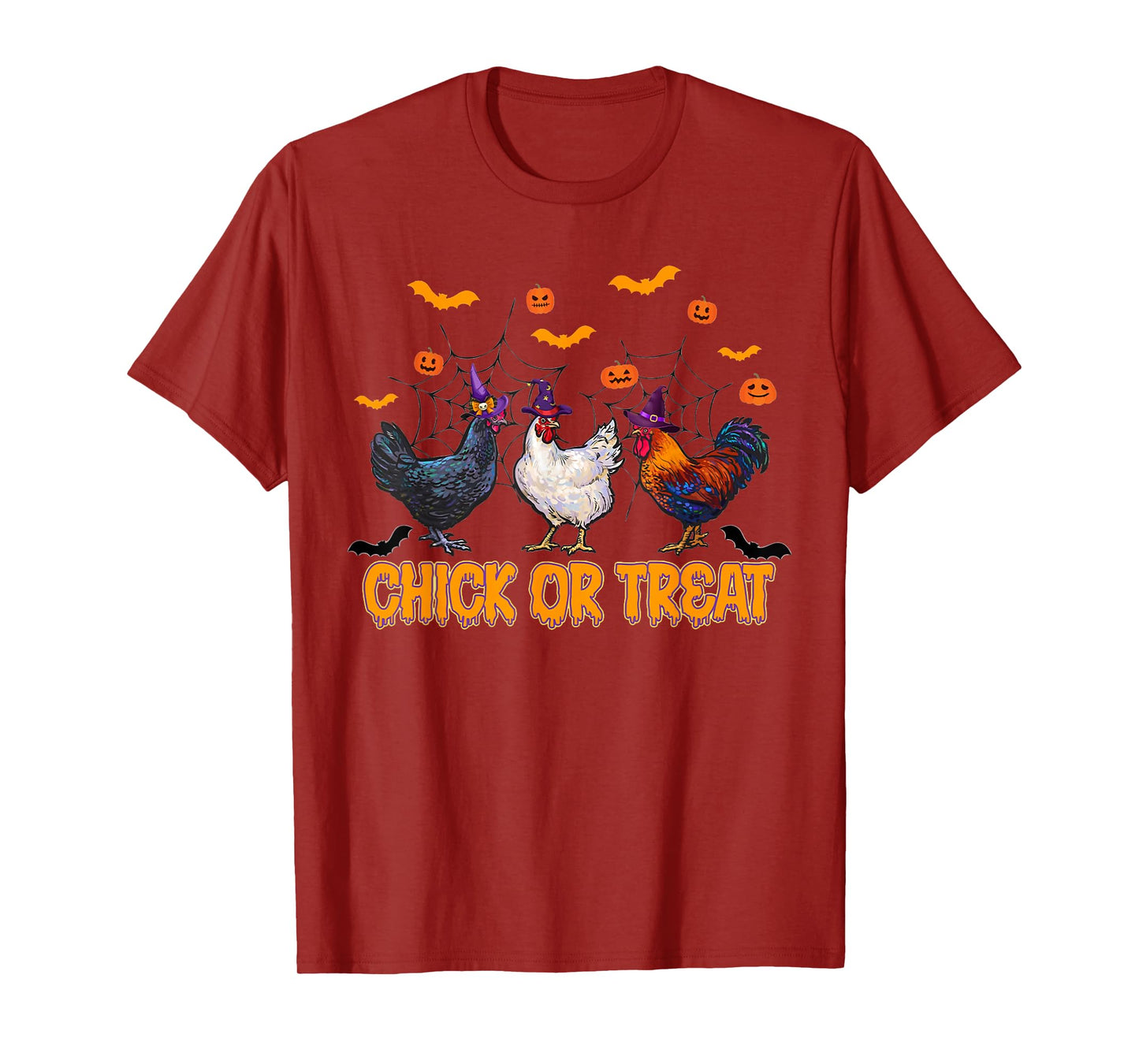 Cute Chicken Halloween Chick Or Treat T-Shirt
