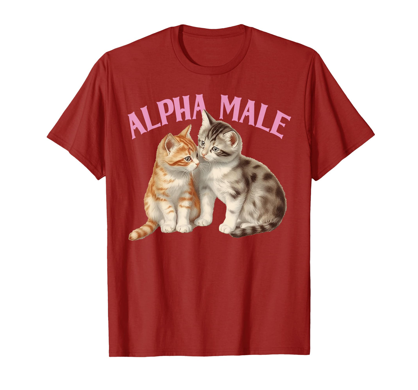 Alpha Cat Male Unicorn Ironic Humor Funny Kitten Weird Y2K T-Shirt