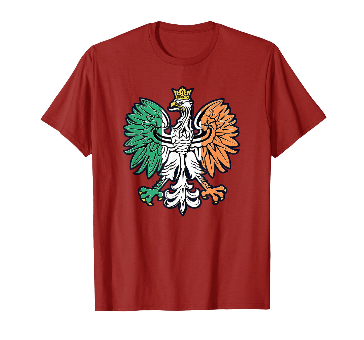 Polish Irish Flag Poland Eagle T-Shirt