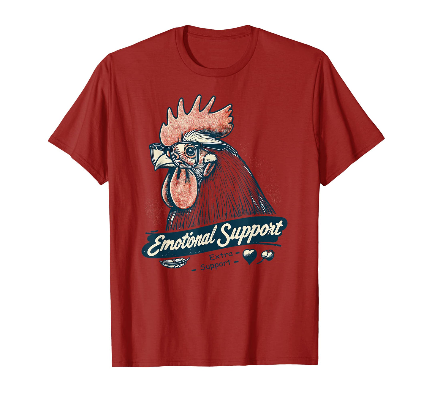 Chicken Emotional Support T-Shirt