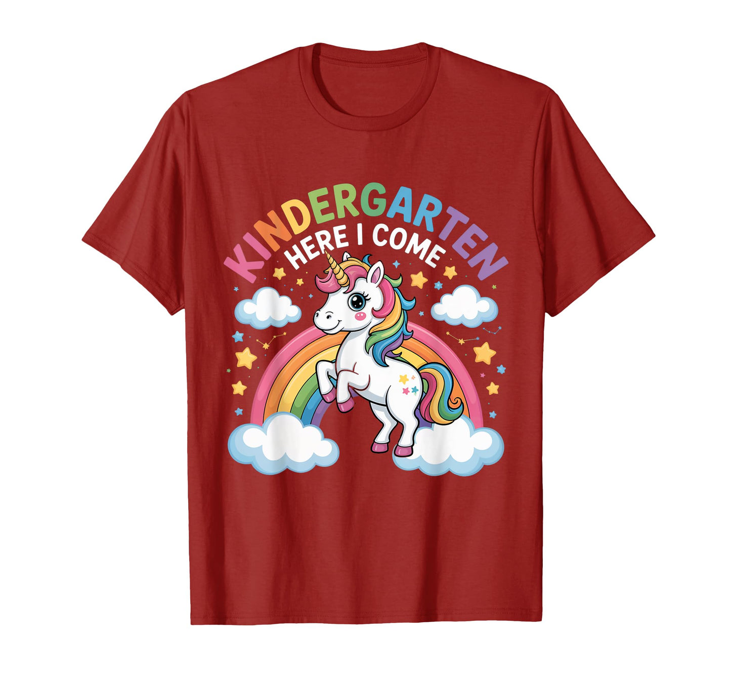 Unicorn Kindergarten Here I come School Kindergarten Girl T-Shirt