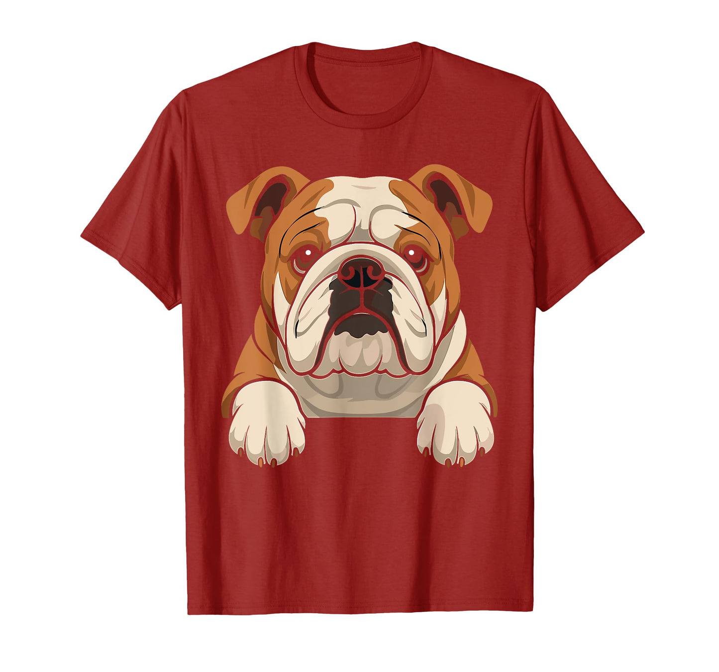 Funny English Bulldog Dog Lover Pocket T-Shirt