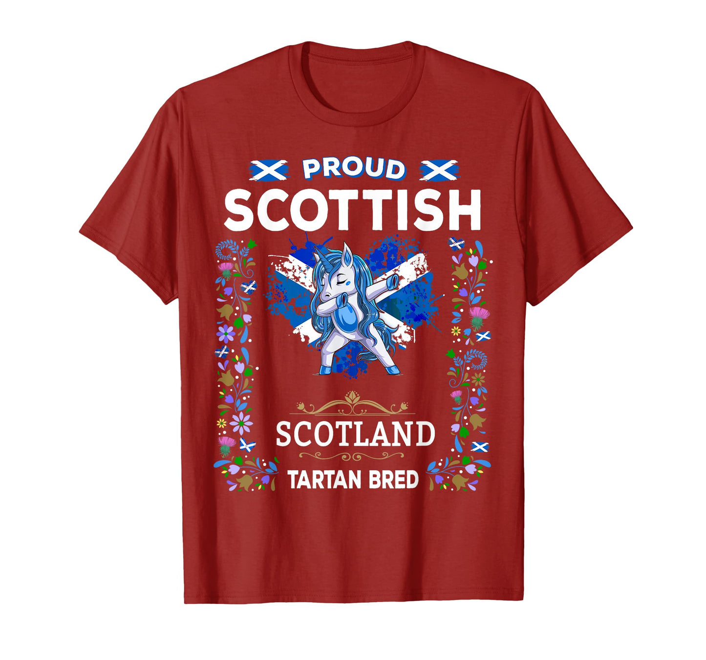 Scottish Unicorn Outfit Idea For Toddlers & Kids Scotland T-Shirt