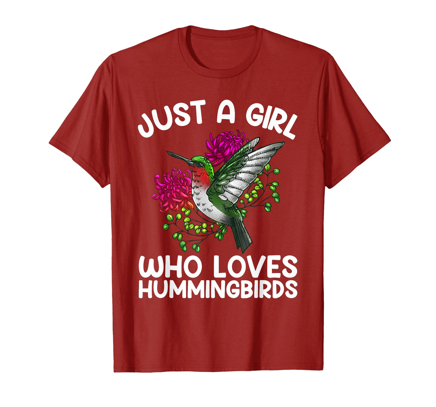 Cool Hummingbird For Women Girl Tropical Bird Watcher Birder T-Shirt