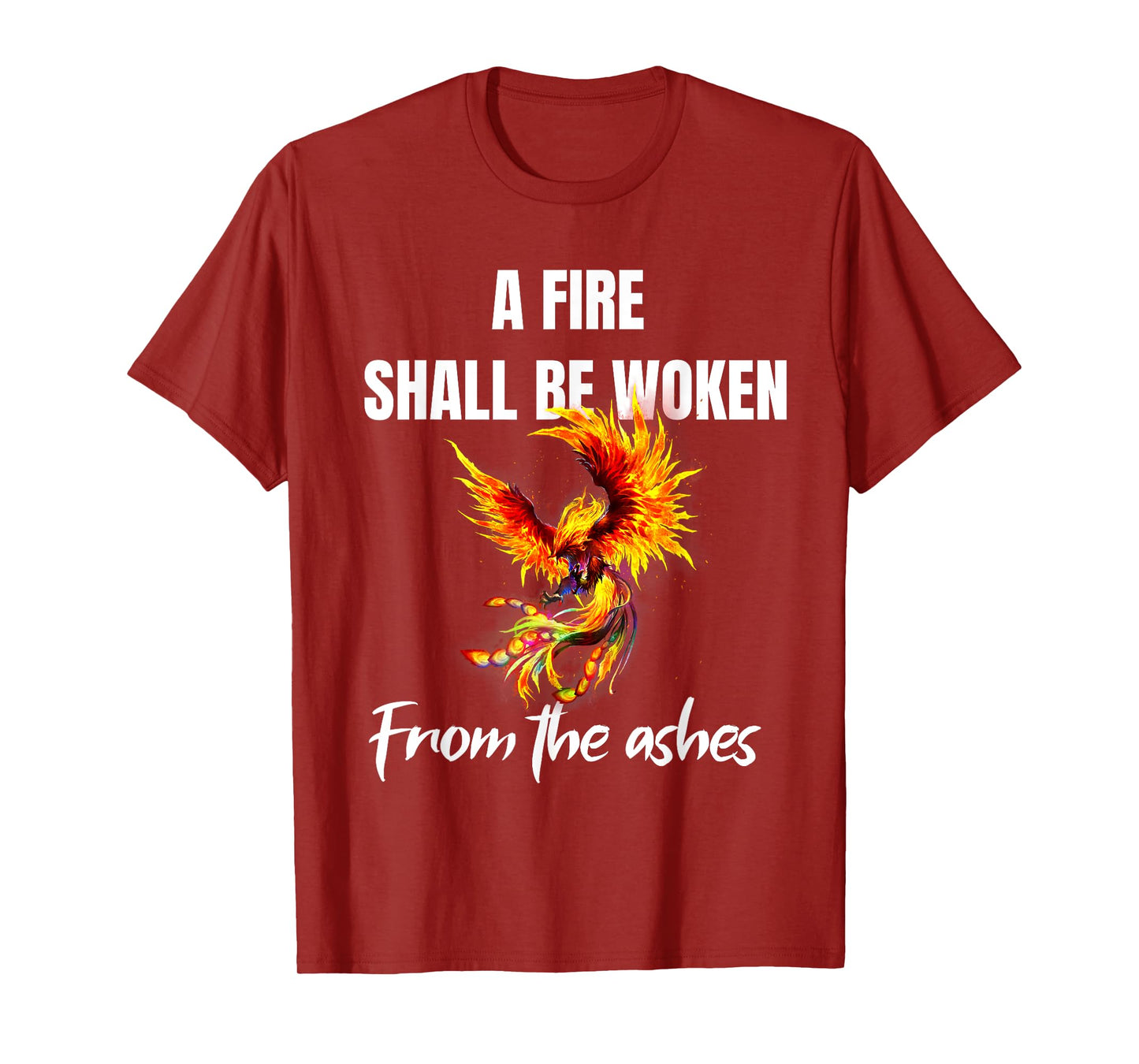 Phoenix Rising Quote Rise from the Ashes Rebirth Symbol T-Shirt