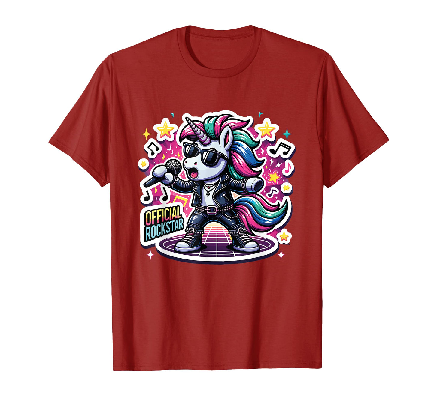 Funny unicorn Singer Rockstar Band official rockstar T-Shirt