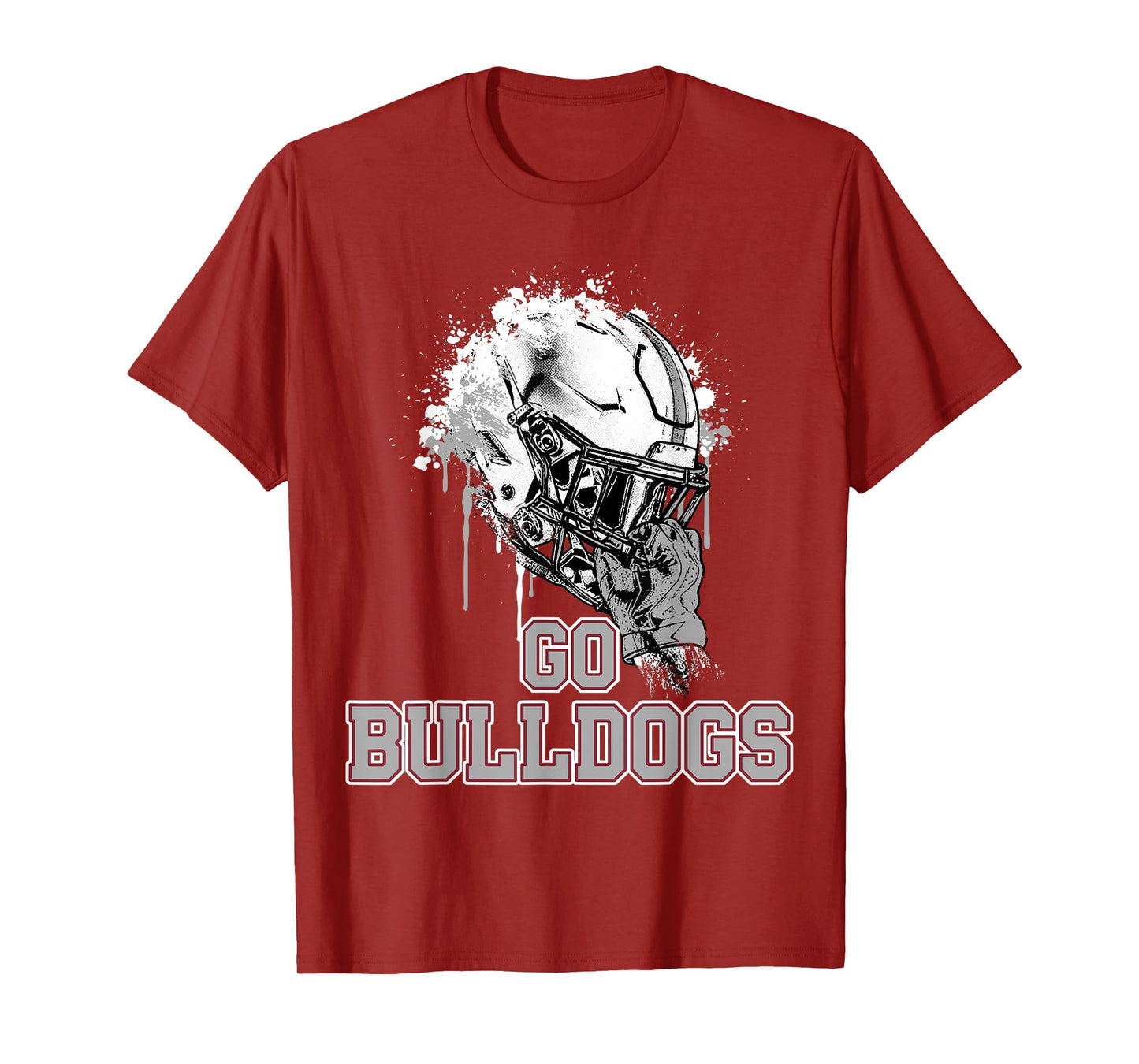 Edmond Memorial Bulldogs Rising Helmet GO! T-Shirt