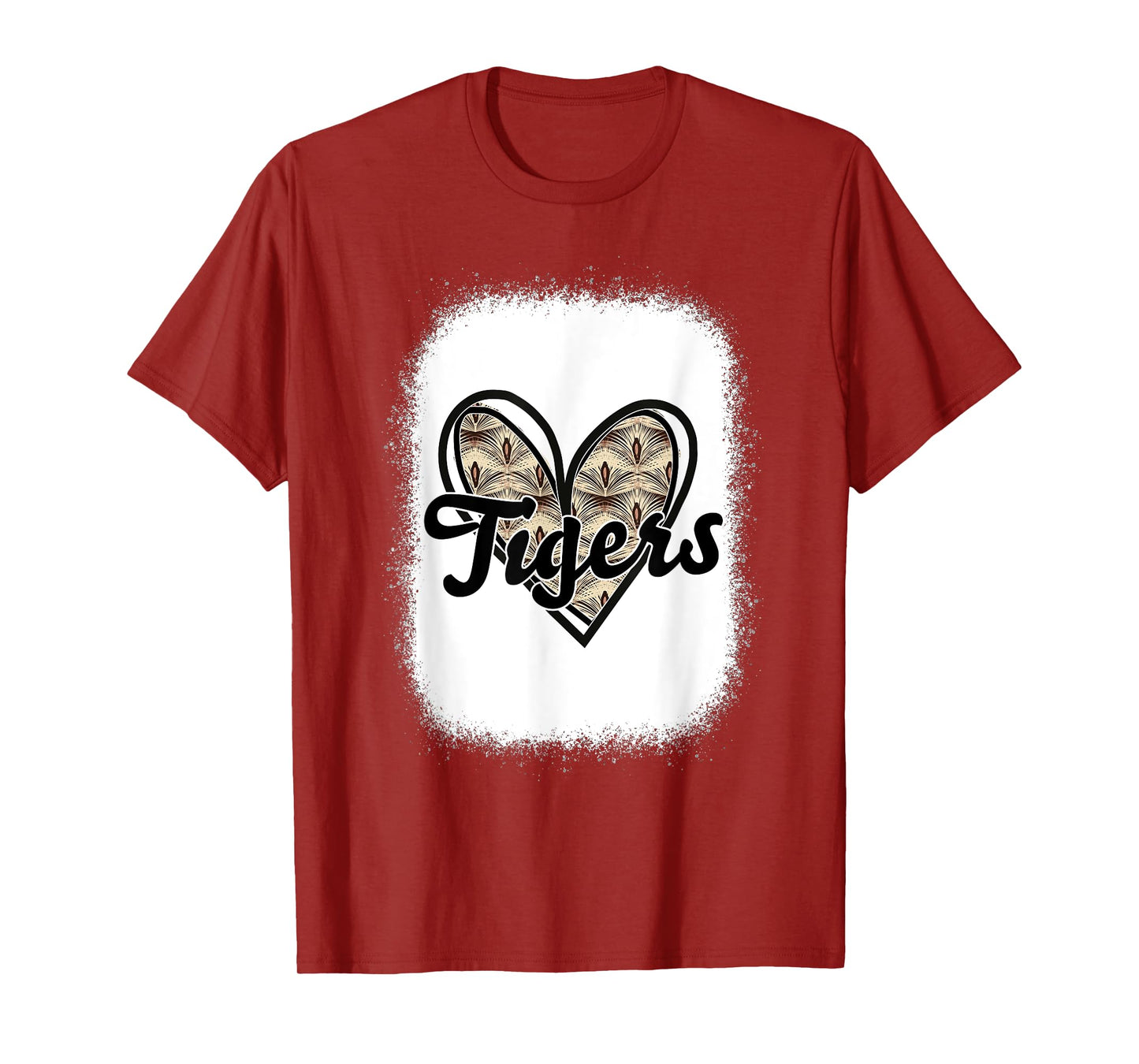 Football Tigers School Sports Fan Team Spirit T-Shirt