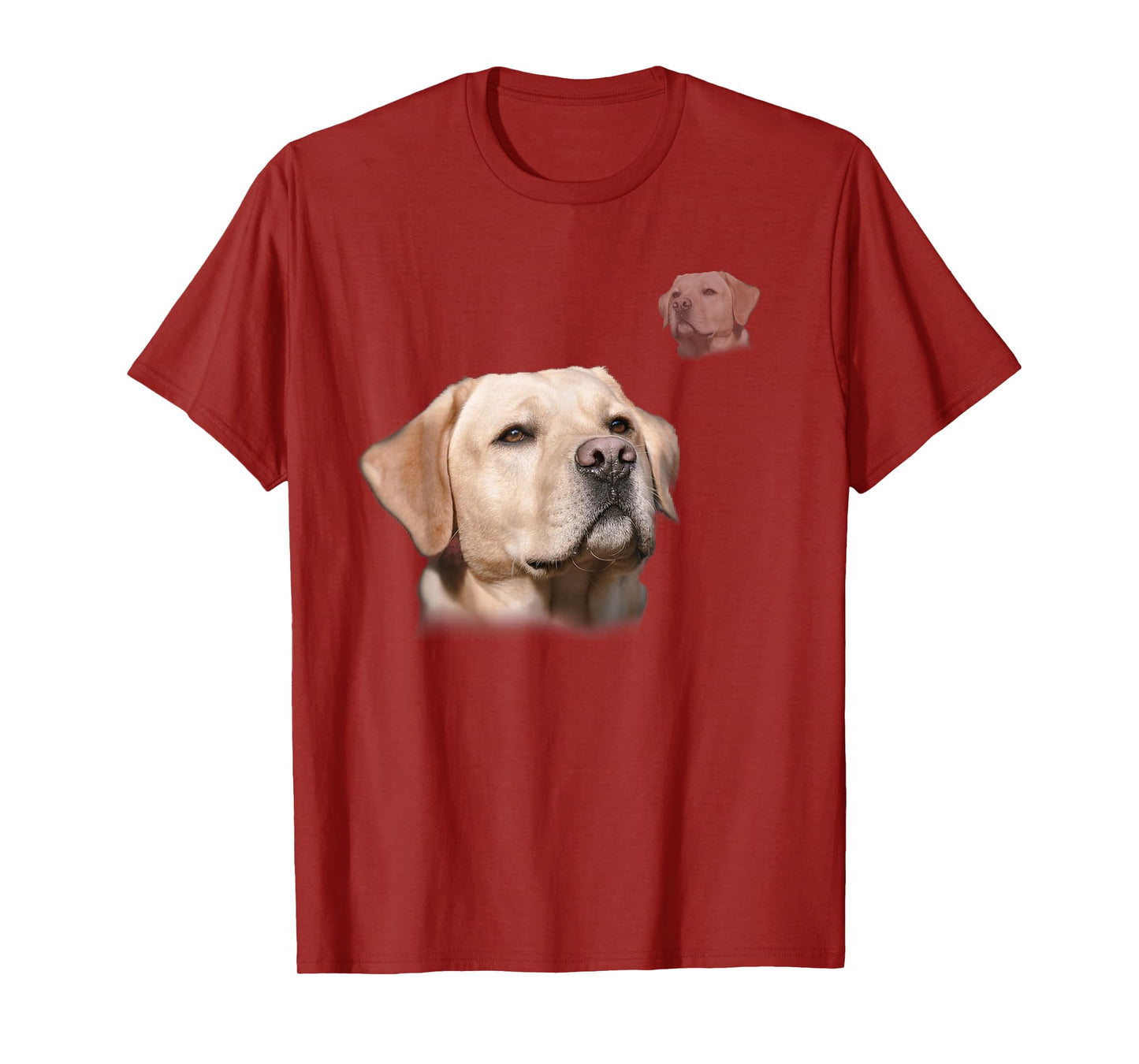 Labrador School Photo T Shirt Funny Yellow Lab Tshirt T-Shirt