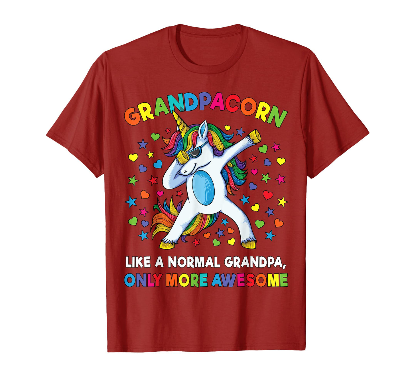 Grandpa Unicorn Boys Party Gift T-Shirt